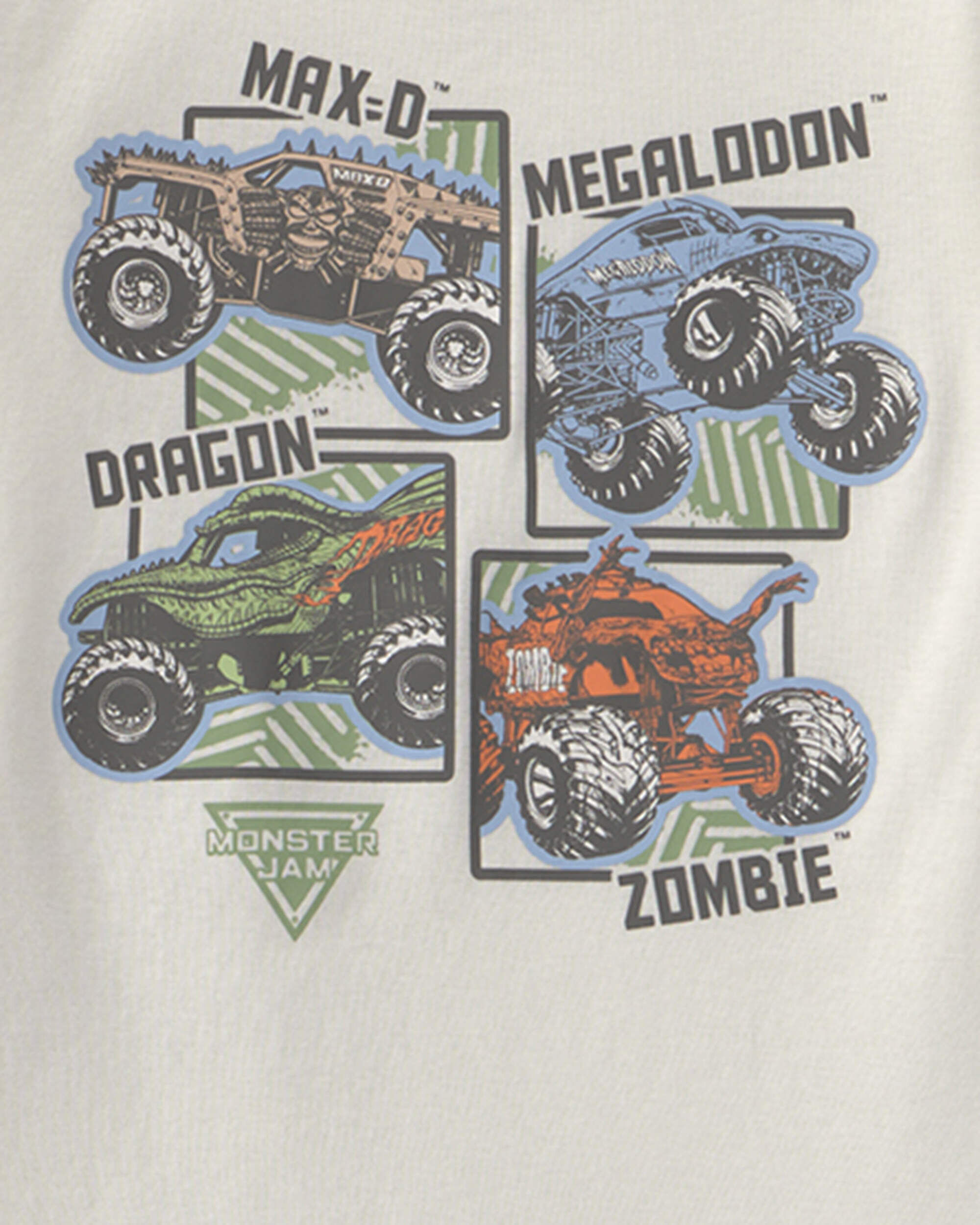 Boys 2-Piece Monster Jam Pajama Set - Image 3