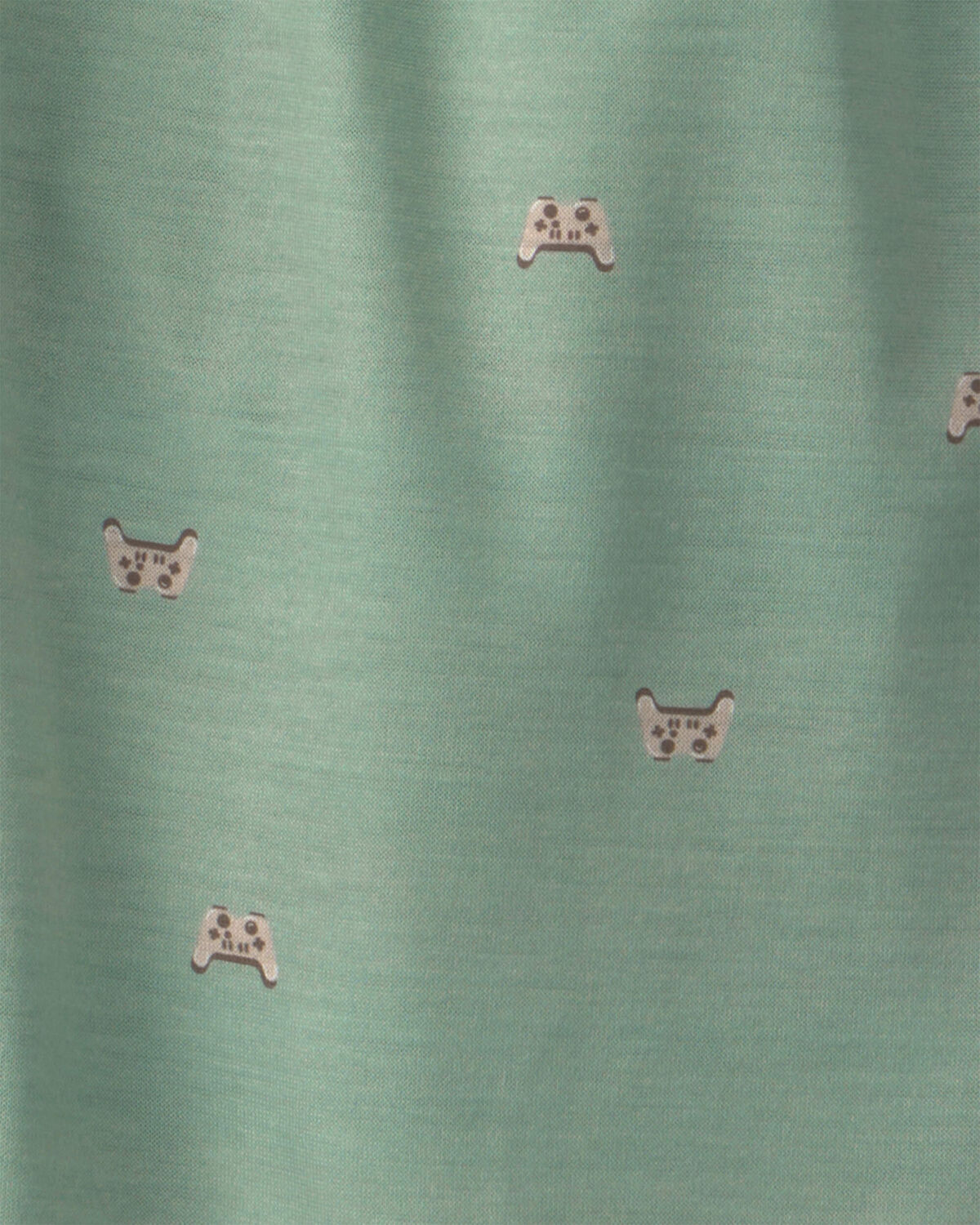 Boys 2-Pack Gaming Pajama Shorts - Green/Grey - Image 3
