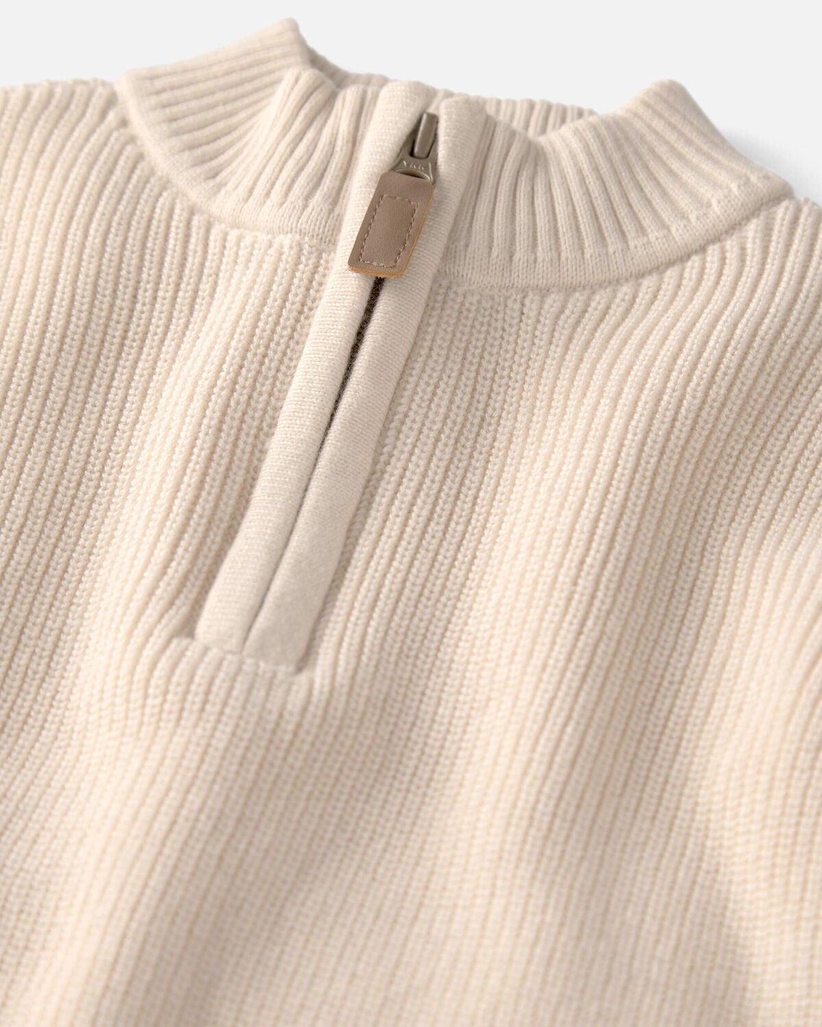 Kids Organic Cotton Quarter-Zip Pullover - Image 2