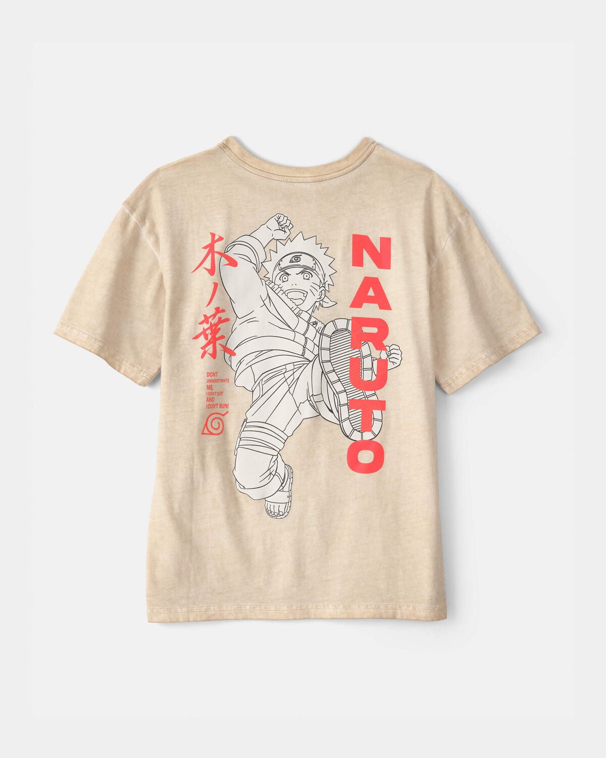 Boys Naruto Graphic Tee - Beige - Image 2