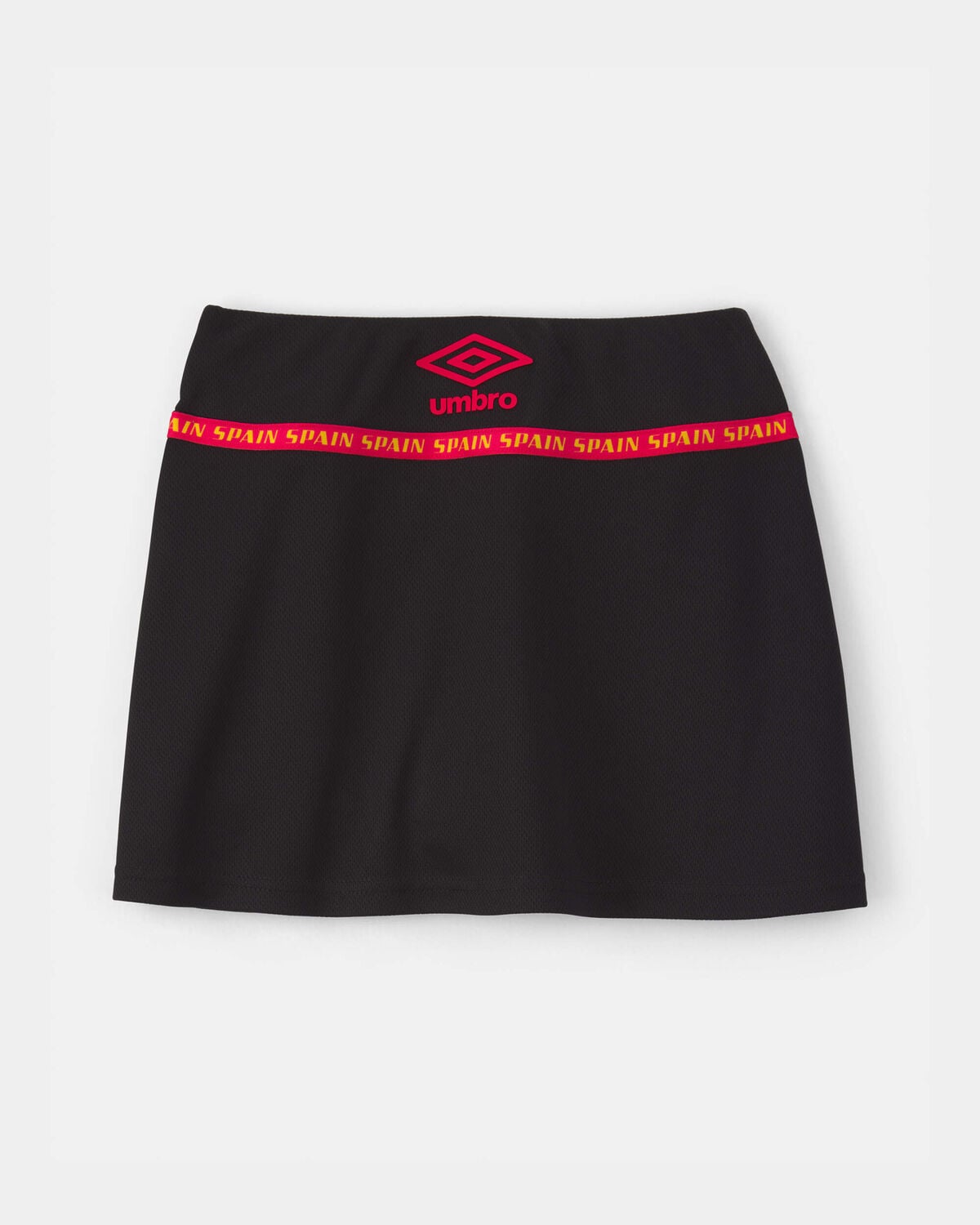 Girls Umbro Spain Active Skort - Black - Image 4