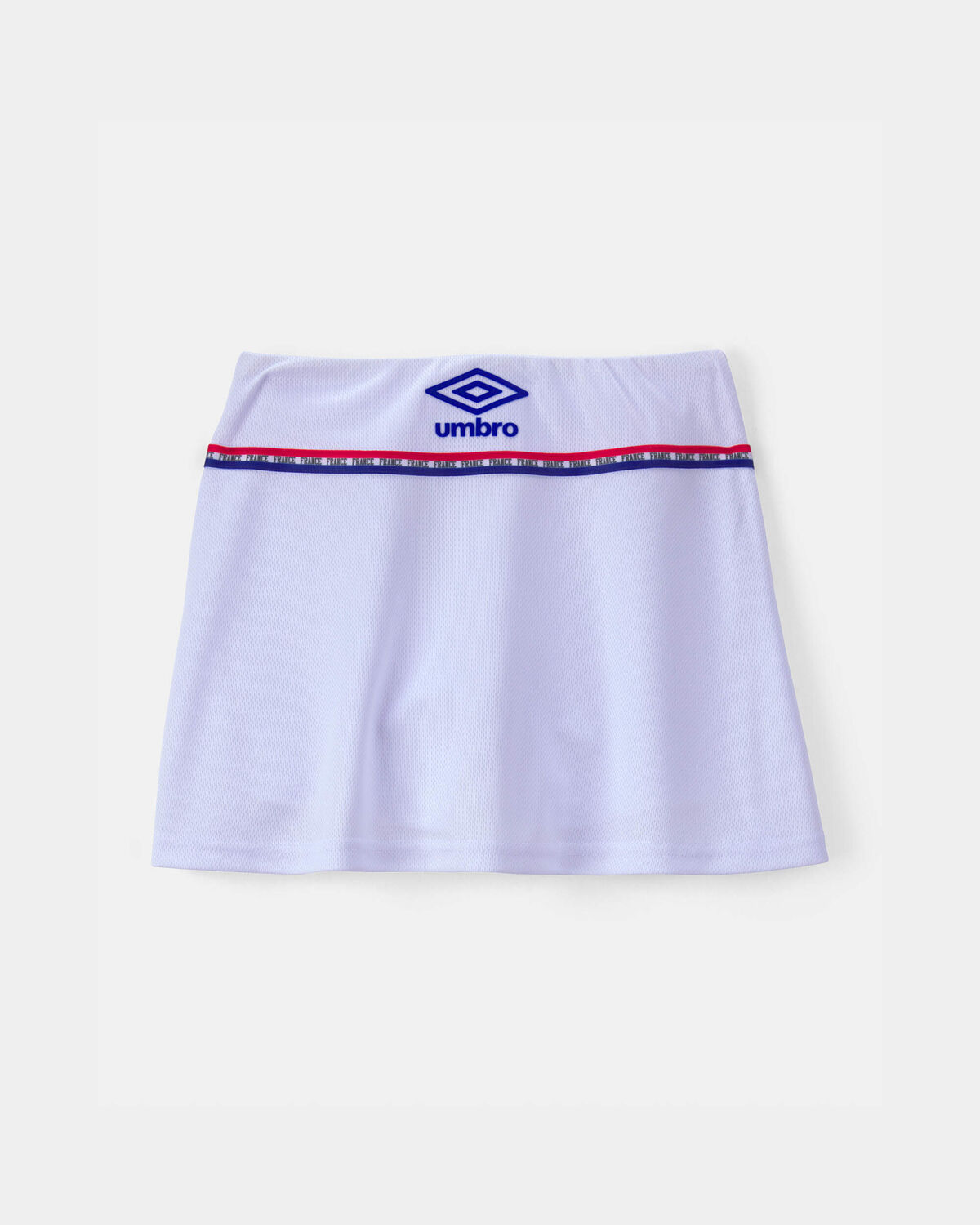 Girls Umbro France Active Skort - Blue/Red/White - Image 2