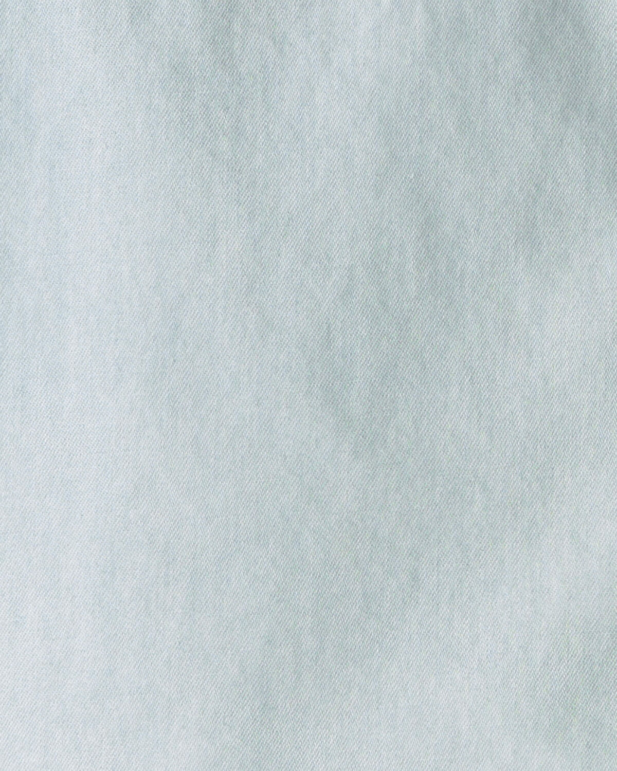 Girls Chambray Short-Sleeve Top - Blue - Image 2