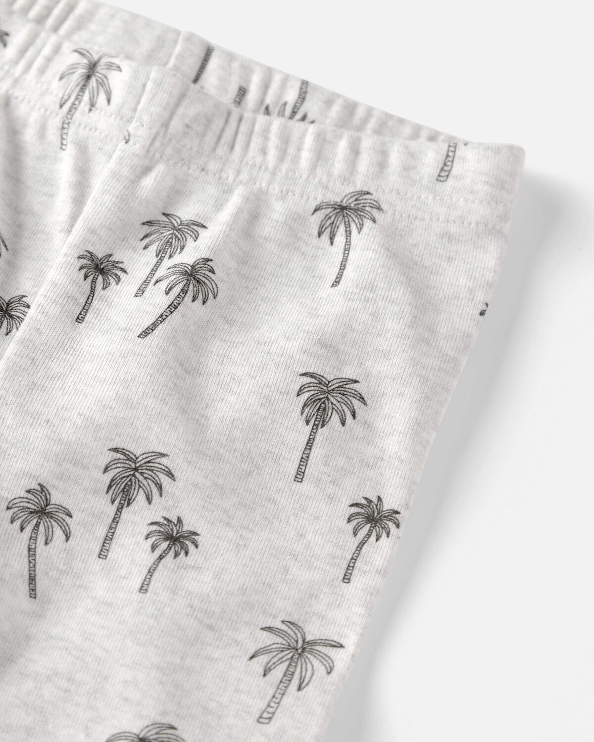 Kid 2-Piece Organic Cotton Pajamas in Palm Trees - Image 2