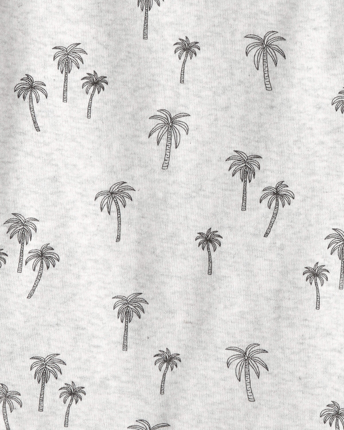 Kid 2-Piece Organic Cotton Pajamas in Palm Trees - Image 3