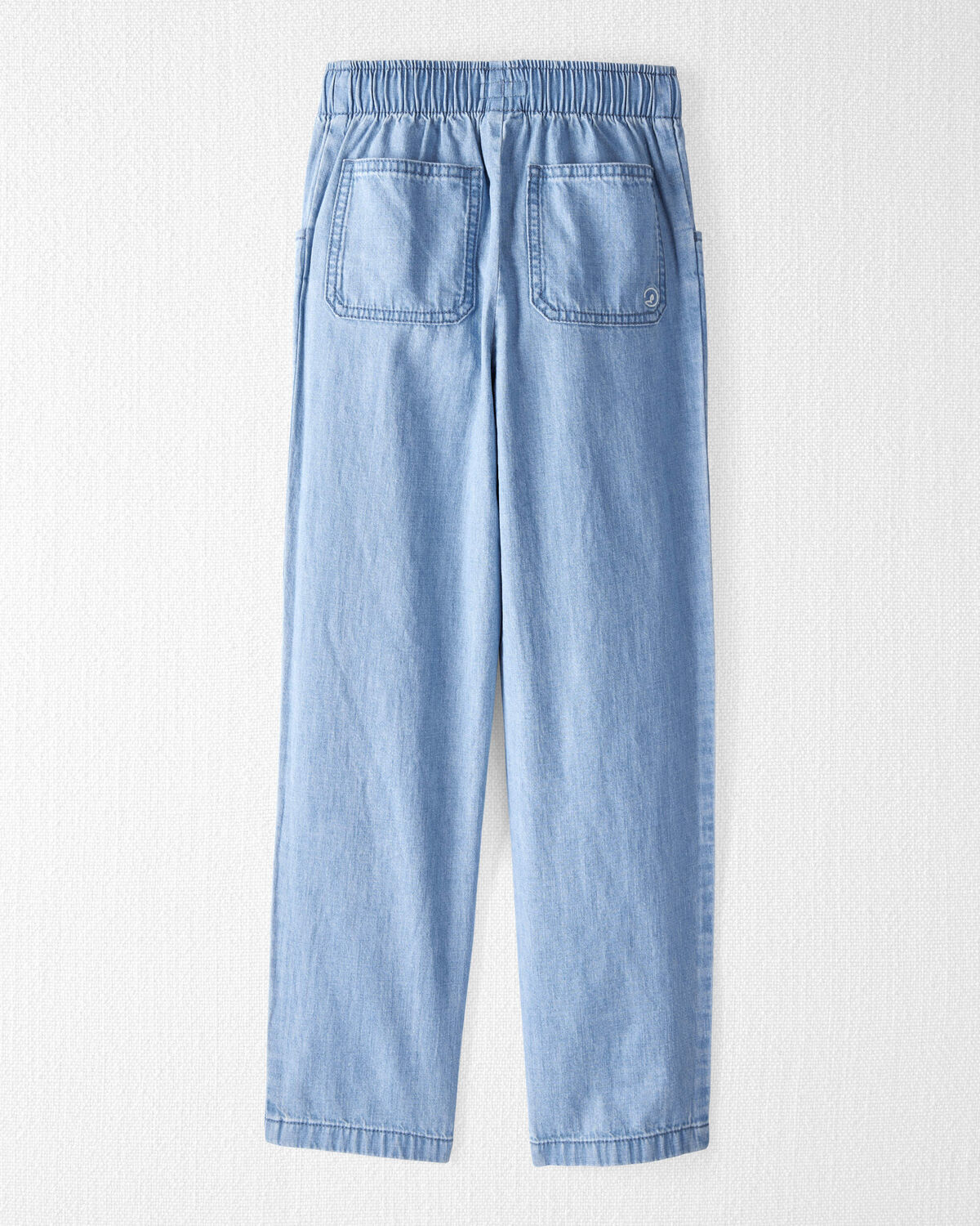 Boys Organic Cotton Chambray Pants - Image 2