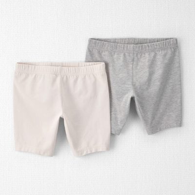 Girls 2-Pack  Organic Cartwheel Shorts