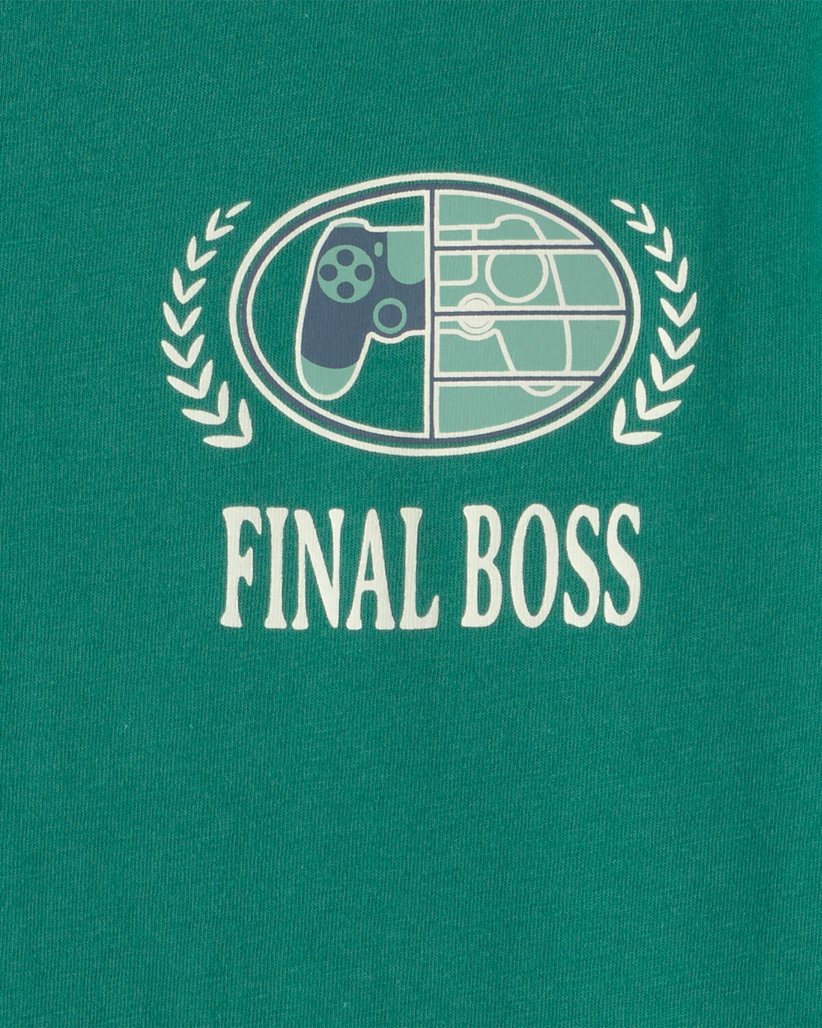 Boys 'Final Boss' Gaming Graphic Tee - Green - Image 2