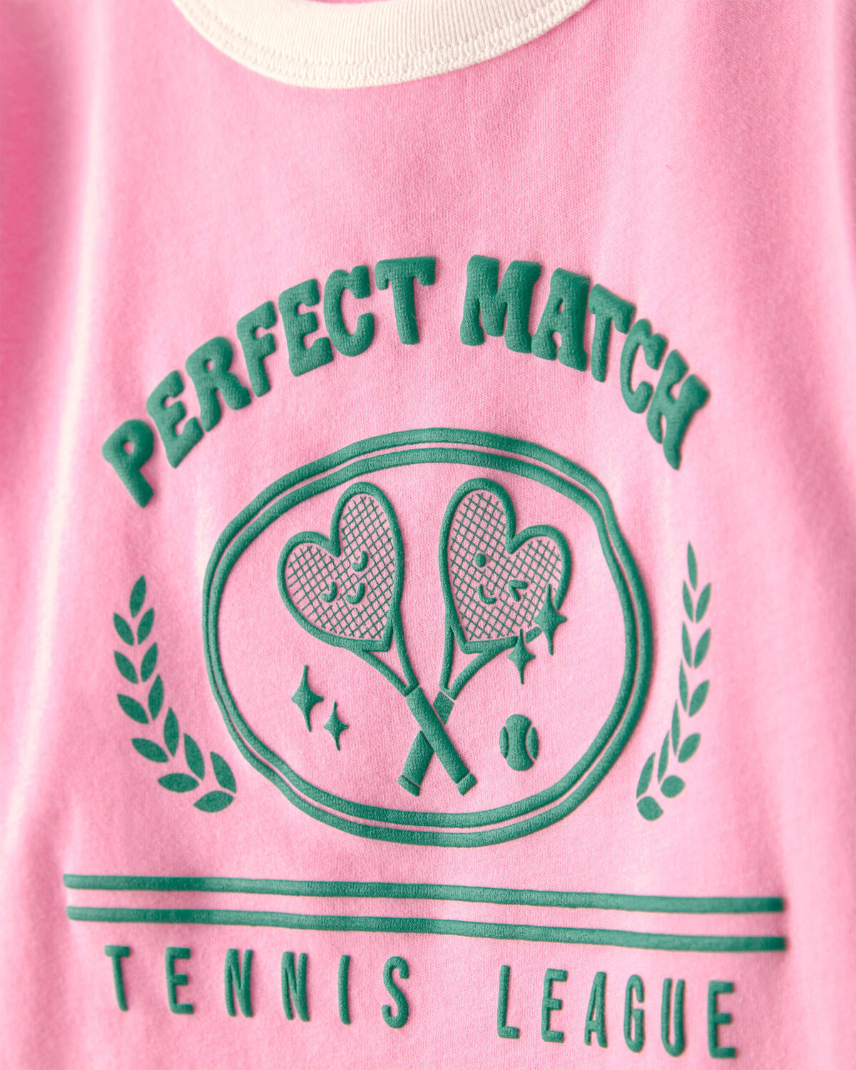 Girls 'Perfect Match' Tennis Active Top - Pink - Image 2