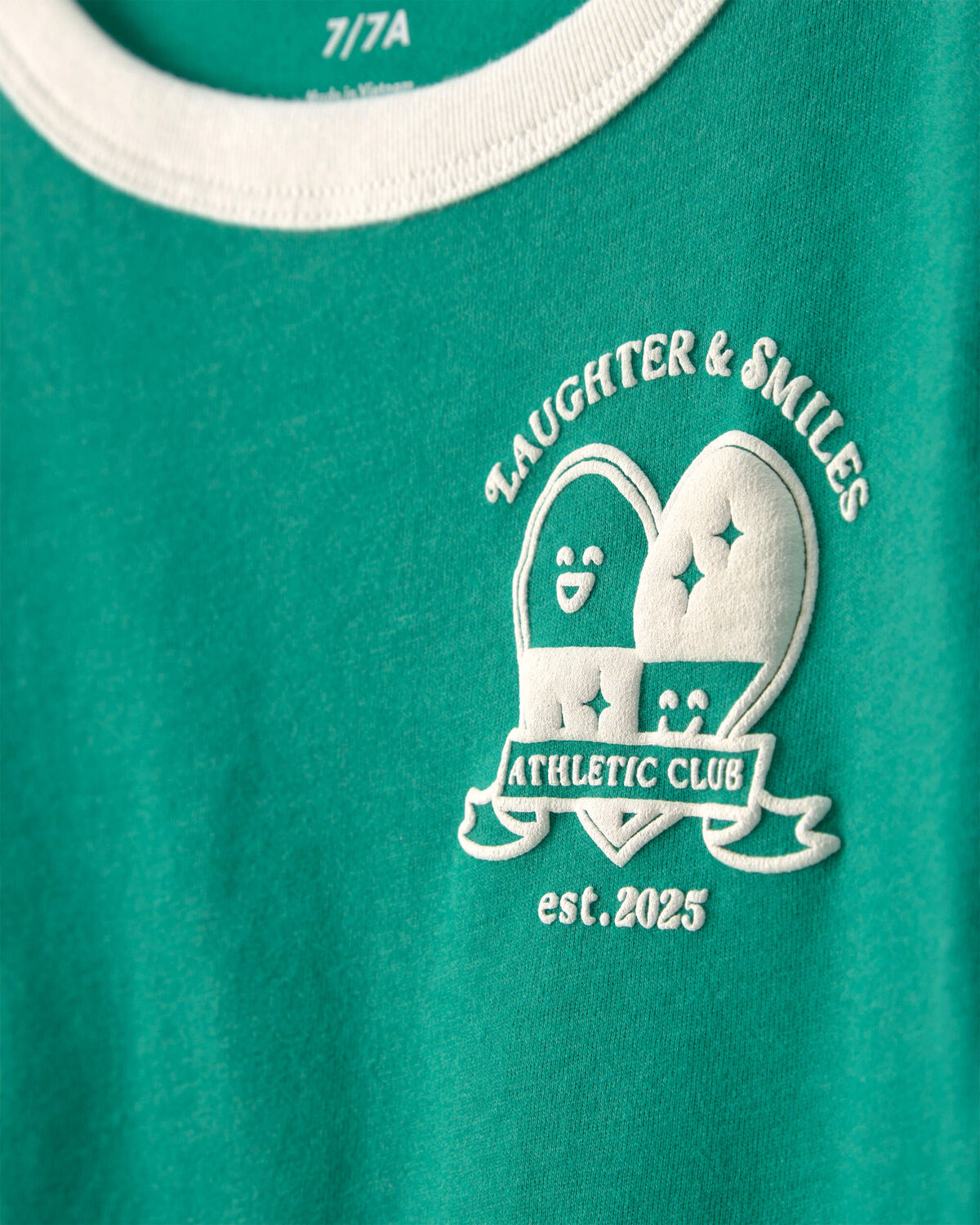 Girls 'Athletic Club' Active Top - Green - Image 2