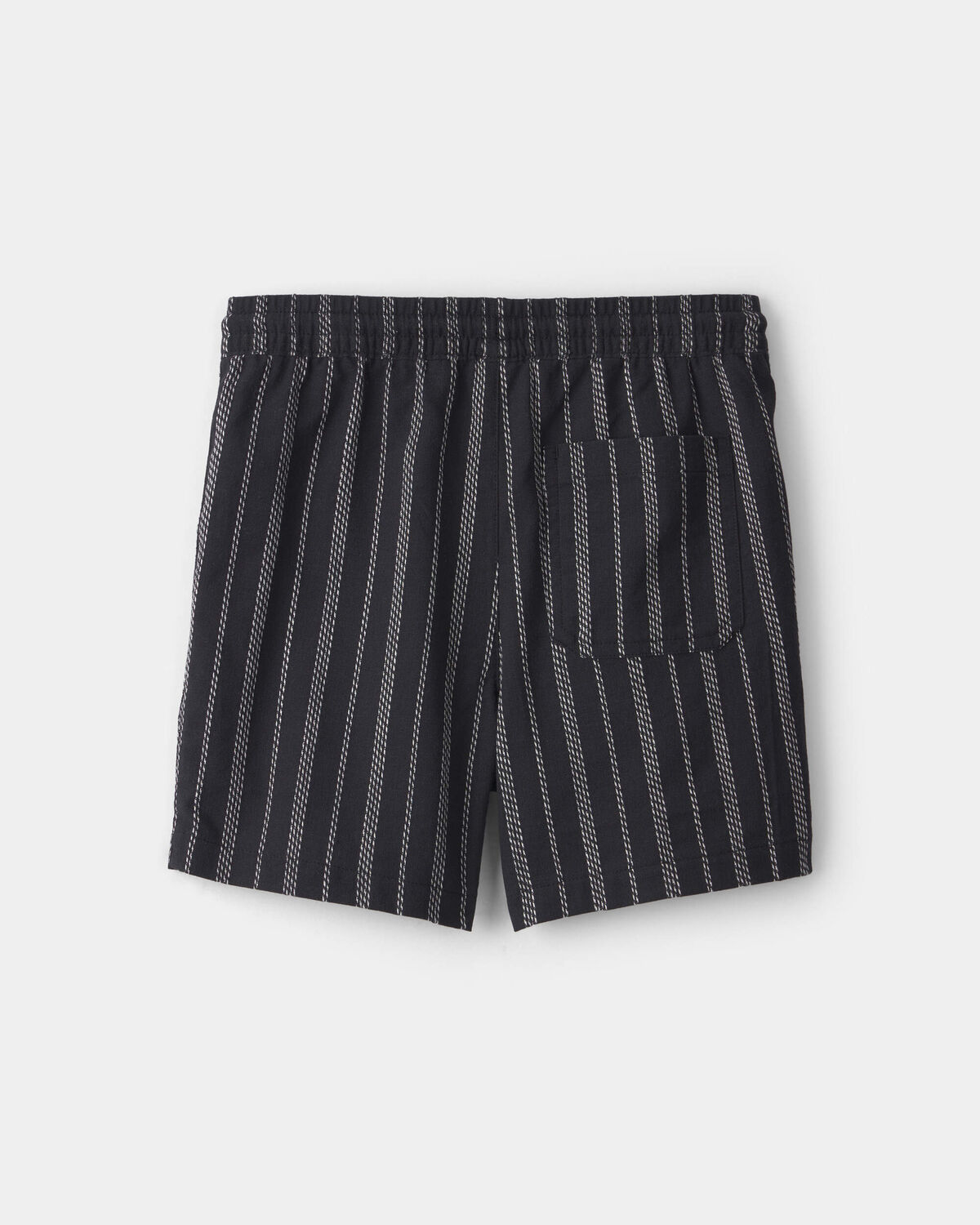 Boys Striped Shorts - Black - Image 2
