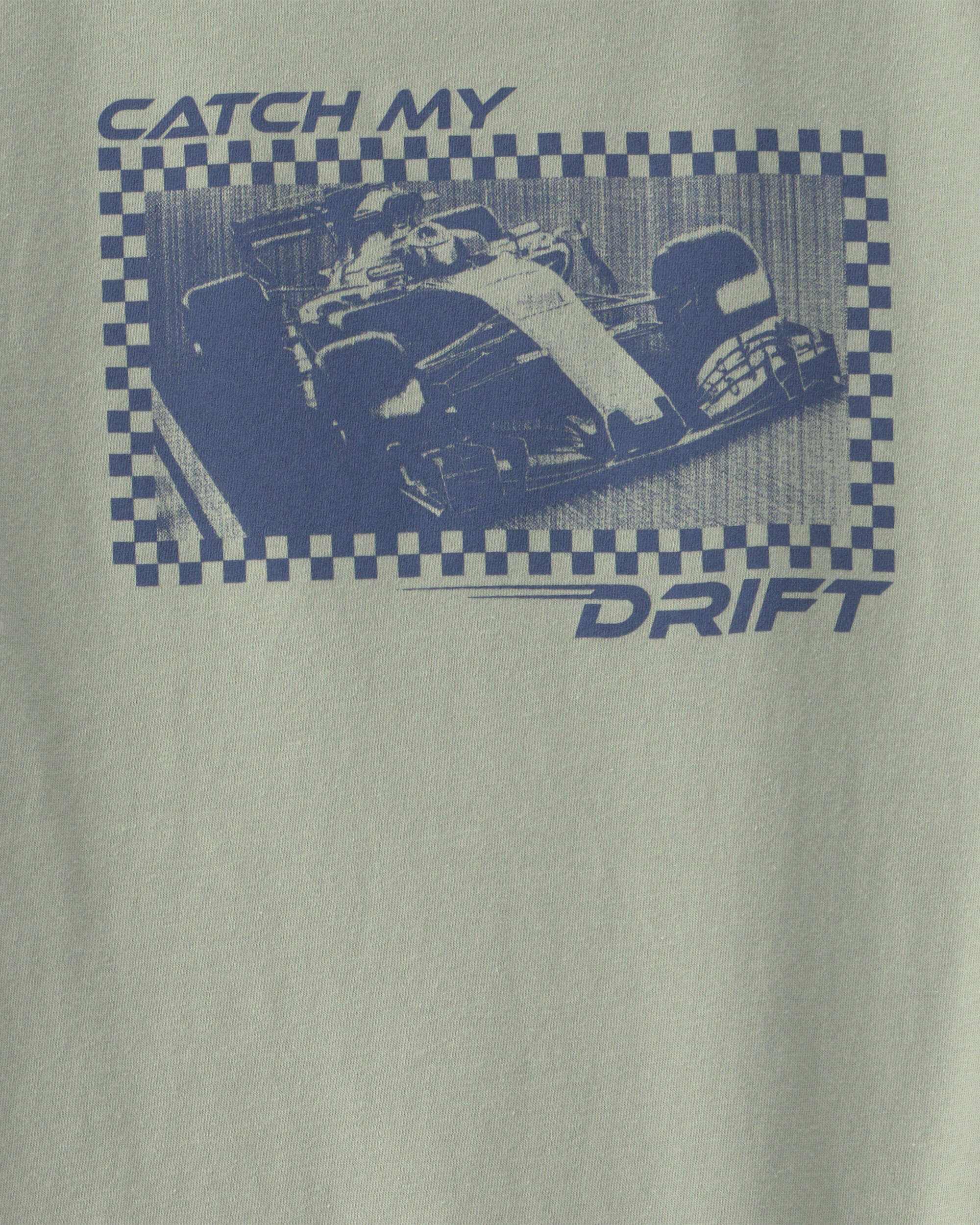 Boys 'Catch My Drift' Race Car Graphic Tee - Green - Image 3