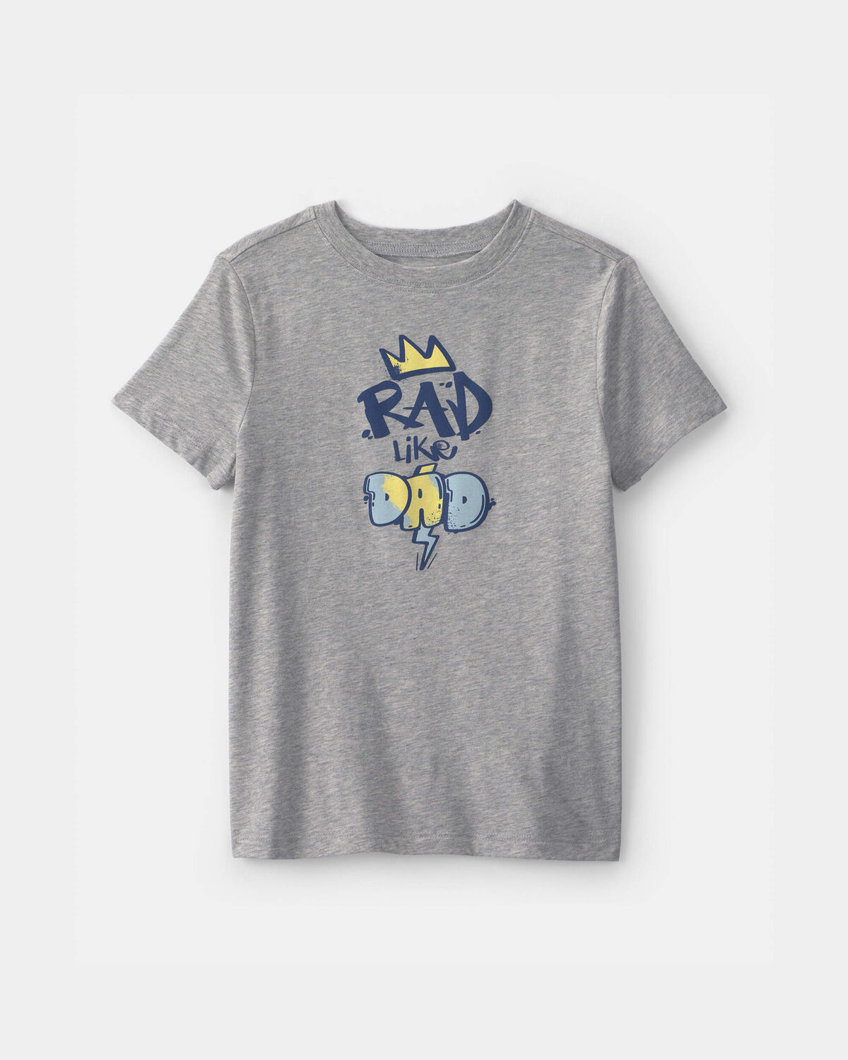 Boys 'Rad Like Dad' Graphic Tee - Grey