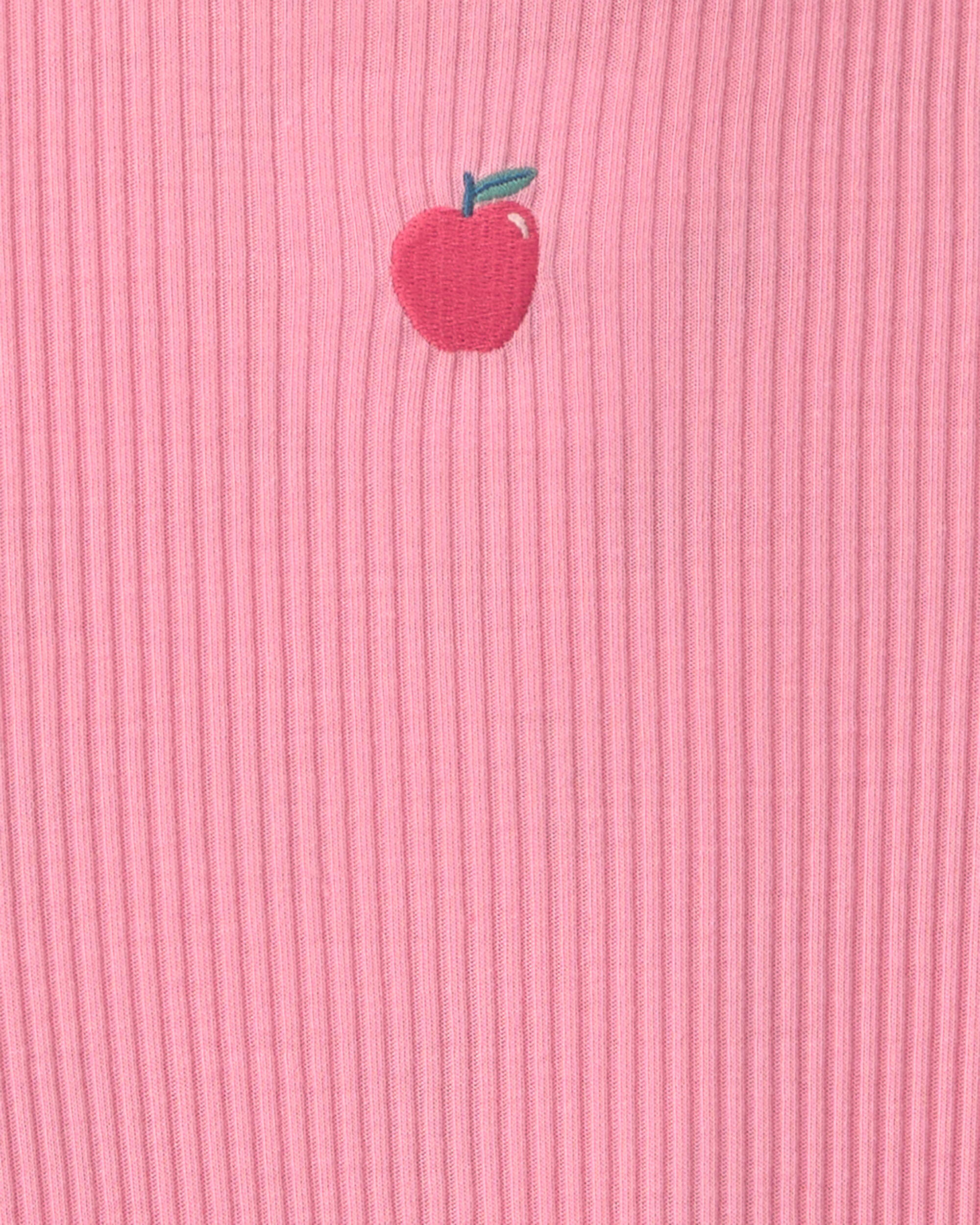 Girls 2-Pack Apple Night Gowns - Pink - Image 4