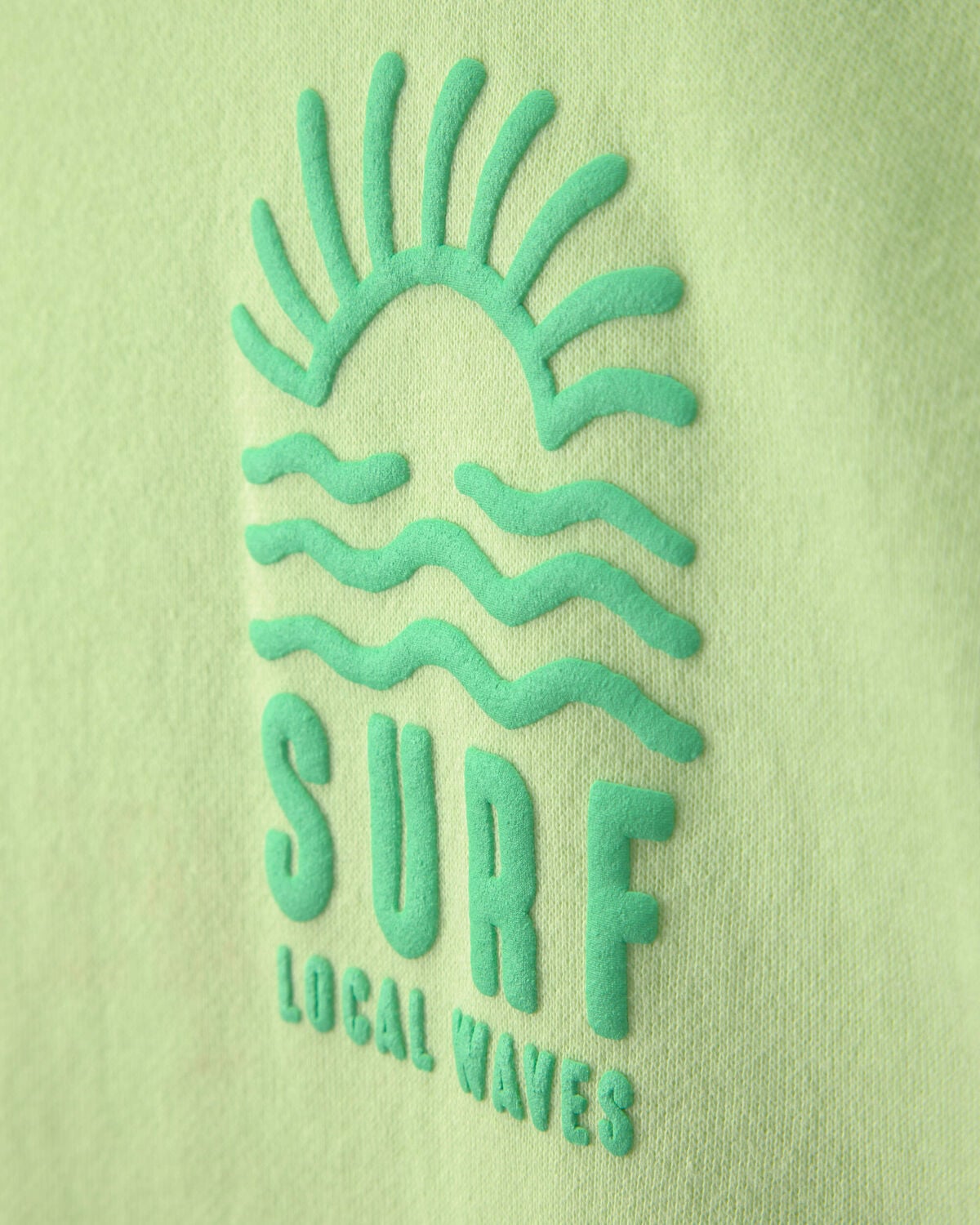 Boys Surf French Terry Graphic Tee - Green - Image 4