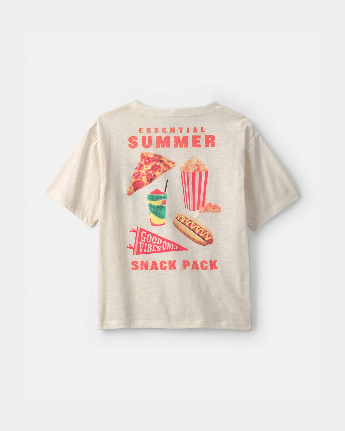 Boys 'Summer Snack Pack' Graphic Tee - Cream - Image 2