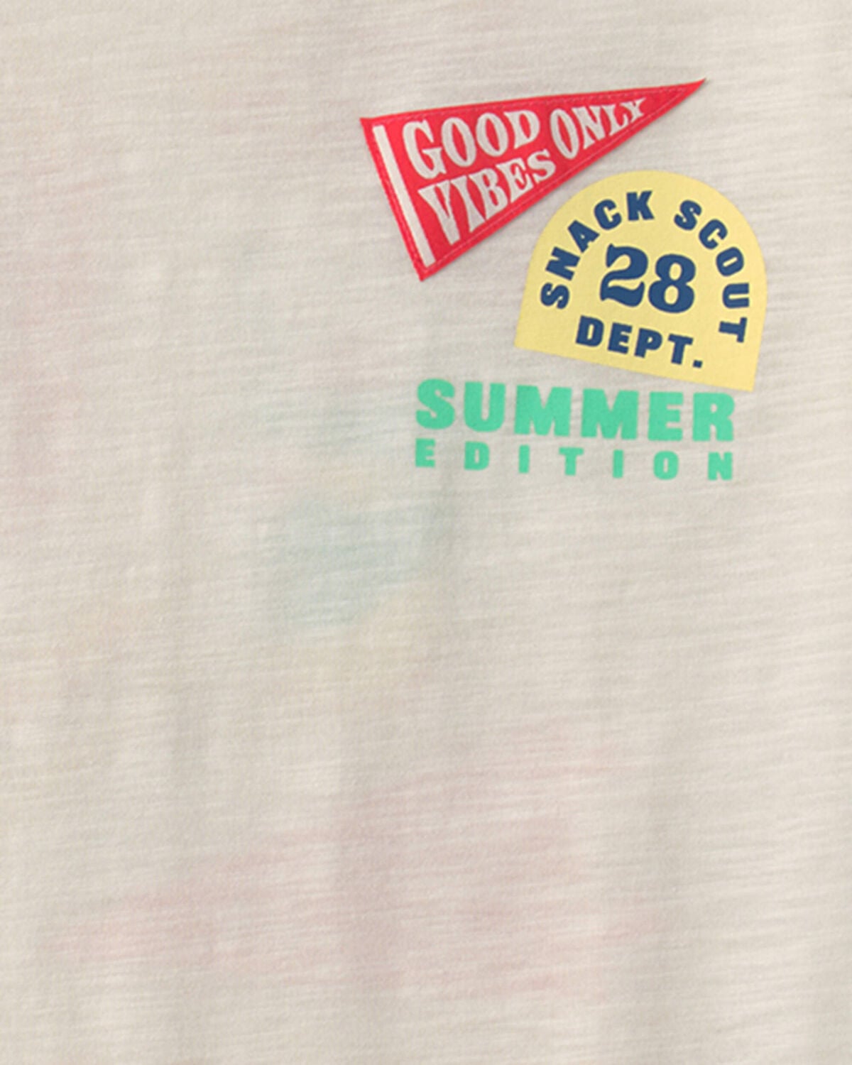 Boys 'Summer Snack Pack' Graphic Tee - Cream - Image 3