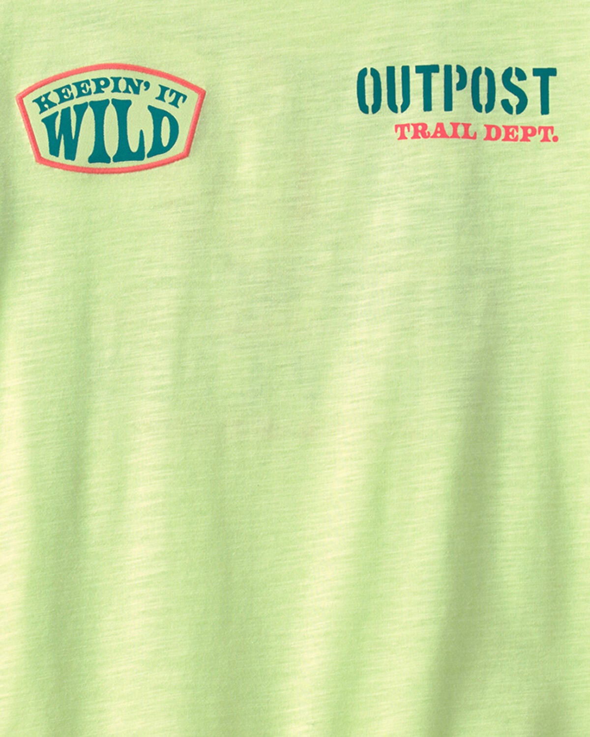 Boys 'Keepin' It Wild' Frog Graphic Tee - Green - Image 3