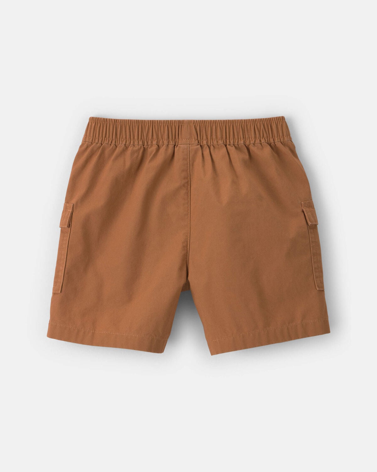 Boys Canvas Cargo Shorts - Brown - Image 2