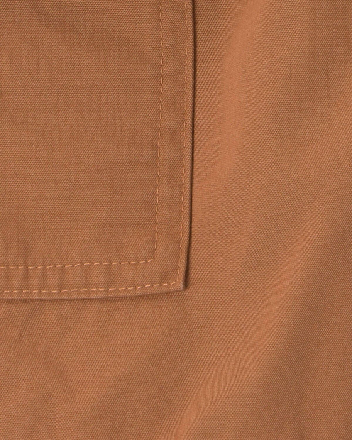Boys Canvas Cargo Shorts - Brown - Image 3