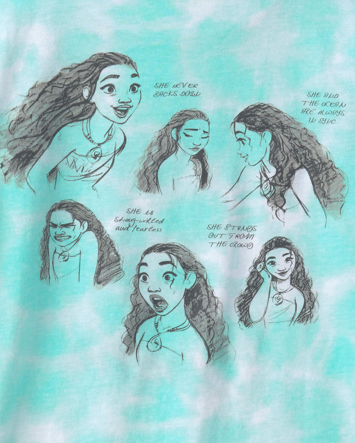 Girls Disney© Moana Graphic Tee - Turquoise - Image 4