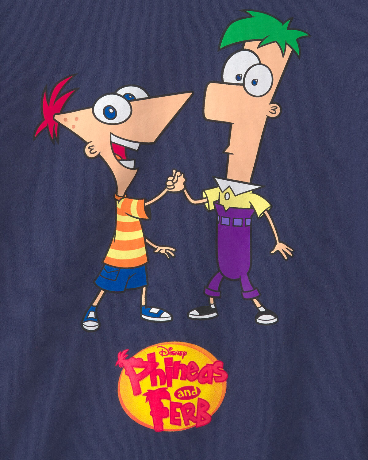 Kids Phineas and Ferb Graphic Tee - Navy Blue - Image 2