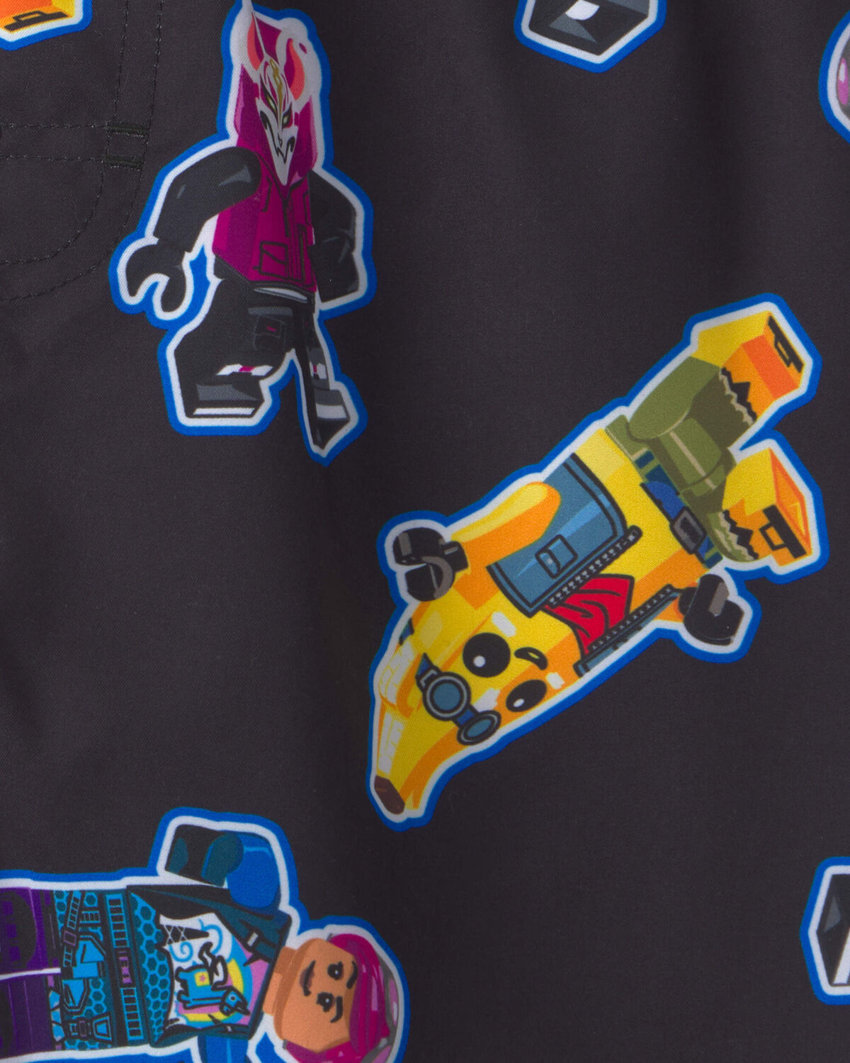 Boys Lego Fortnite Swim Trunks - Black - Image 3