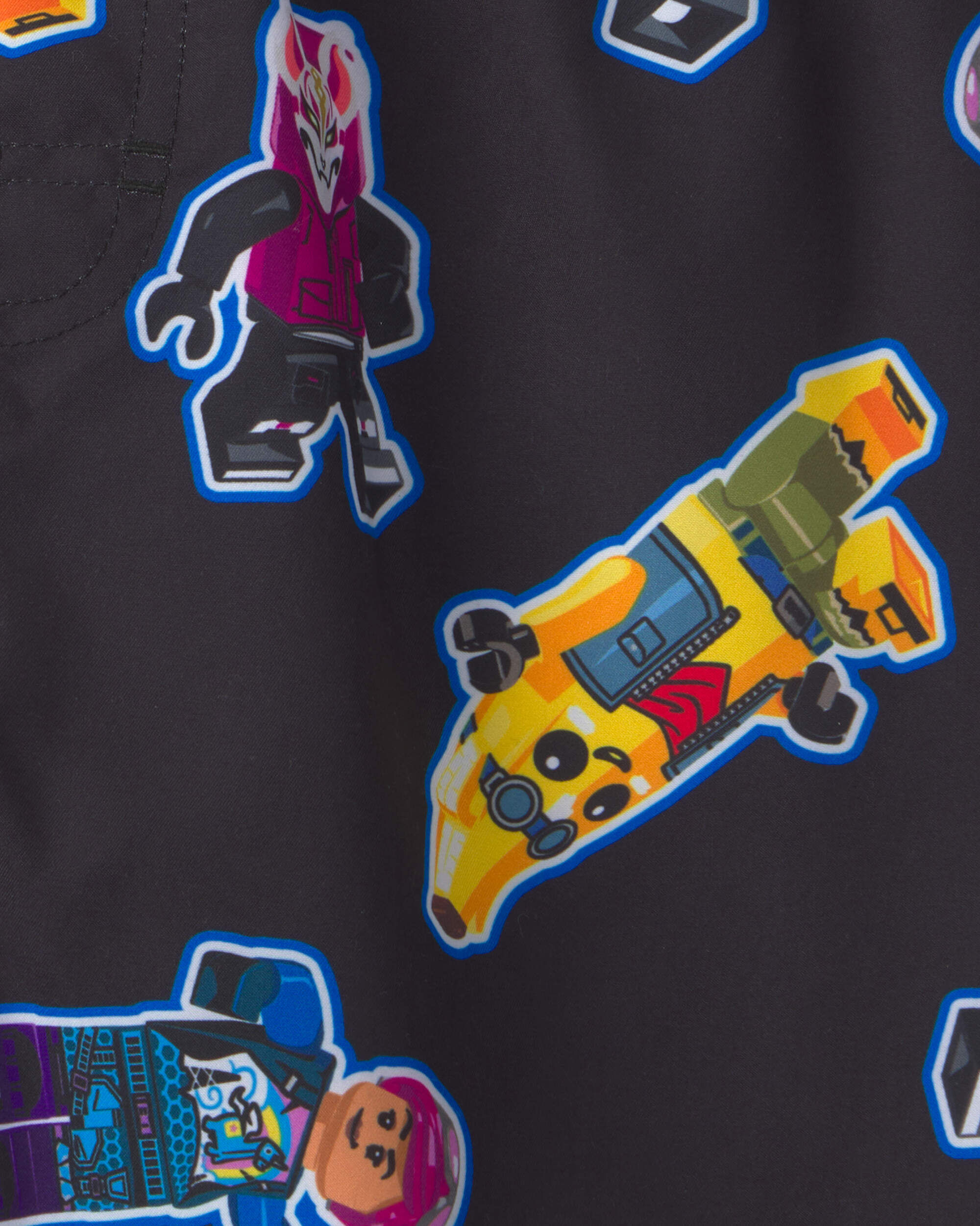 Boys Lego Fortnite Swim Trunks - Black - Image 4