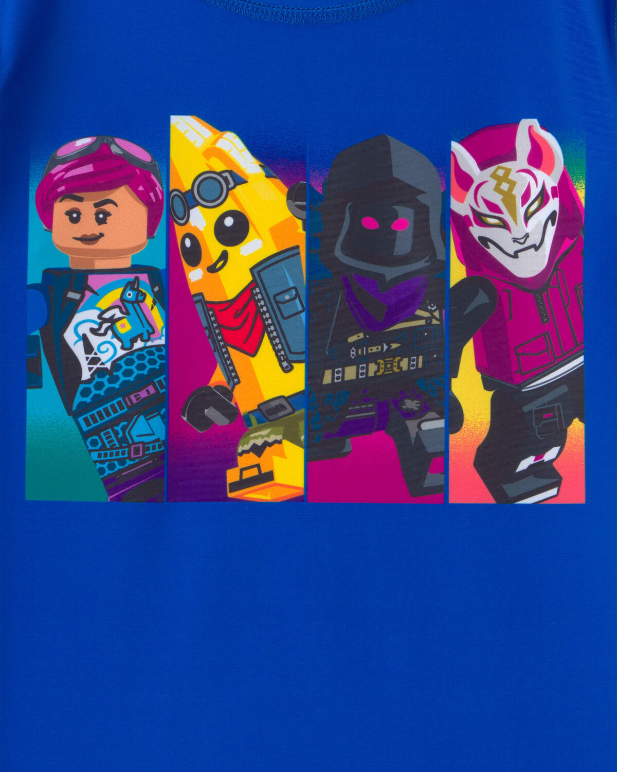 Boys Lego Fortnite Rashguard - Blue - Image 3