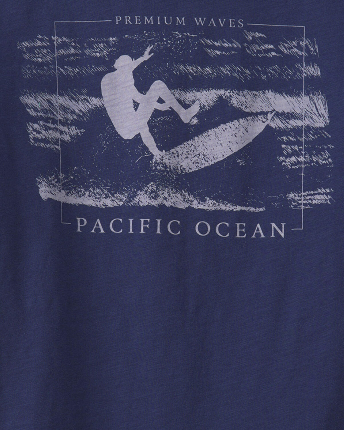 Boys Surfing Graphic Tee - Navy - Image 2