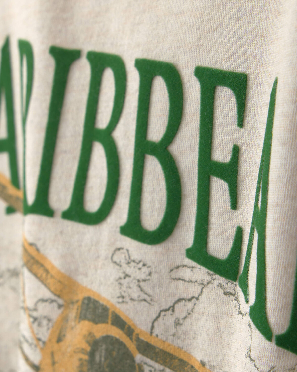 Boys 'Caribbean Island' Graphic Tee - Cream - Image 2