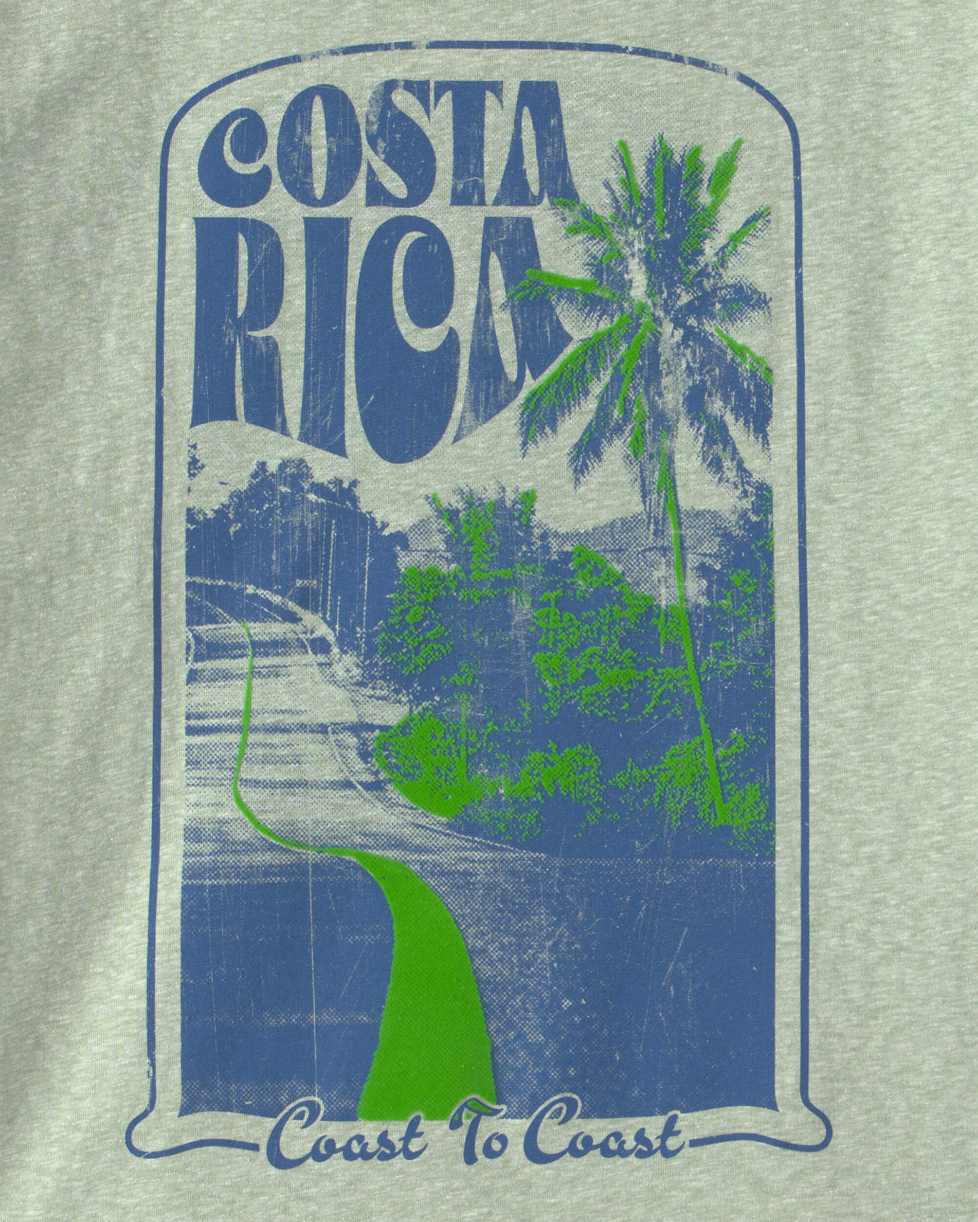 Boys 'Caribbean Island' Graphic Tee - Cream - Image 5