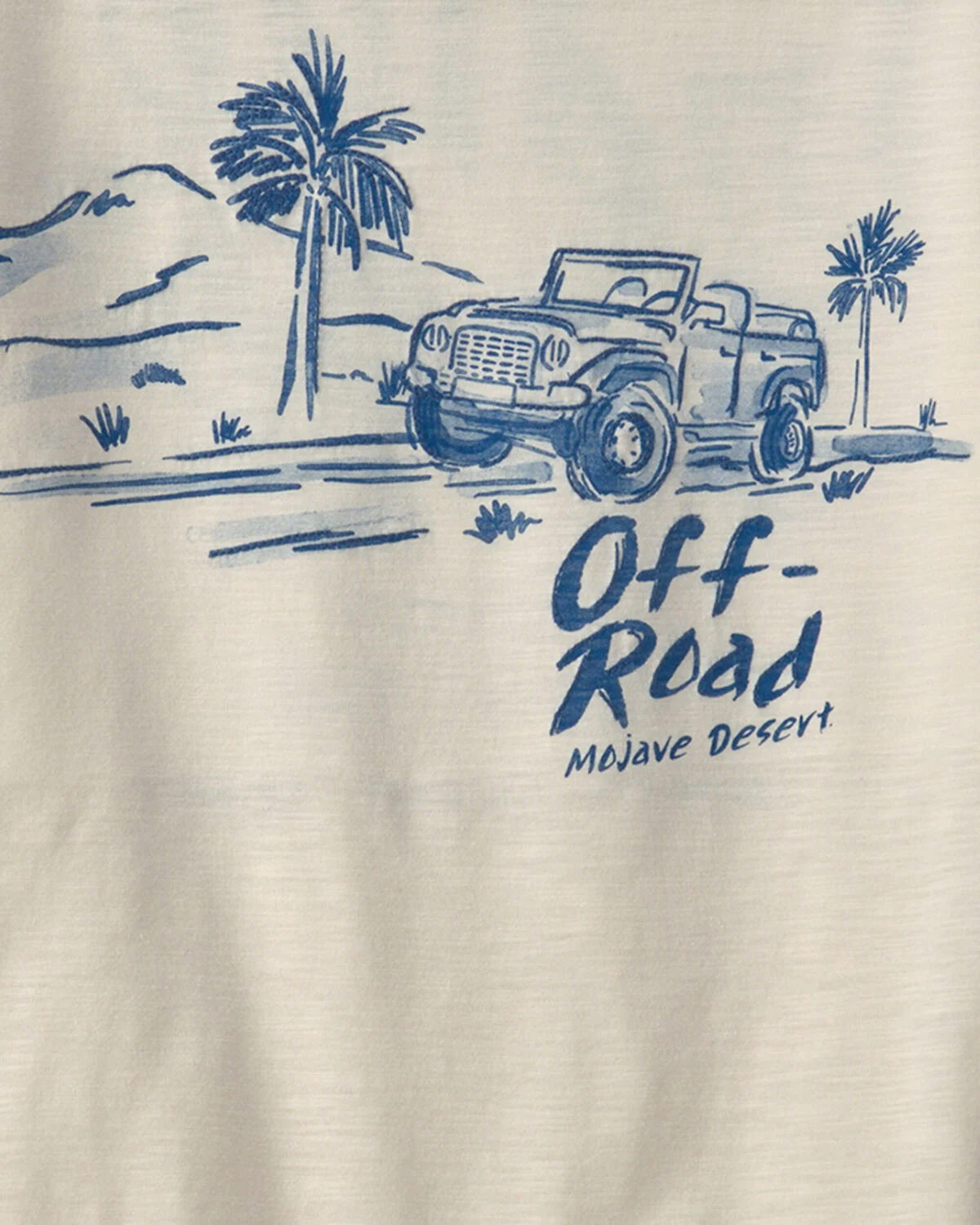 Boys 'Off-Road' Car Graphic Tee - Cream - Image 3