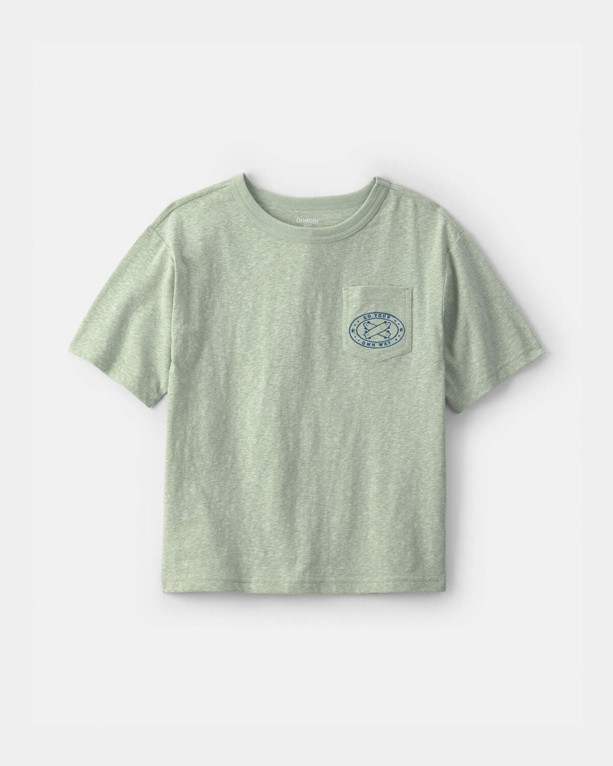 Boys 'Go Your Own Way' Surf Graphic Tee - Green