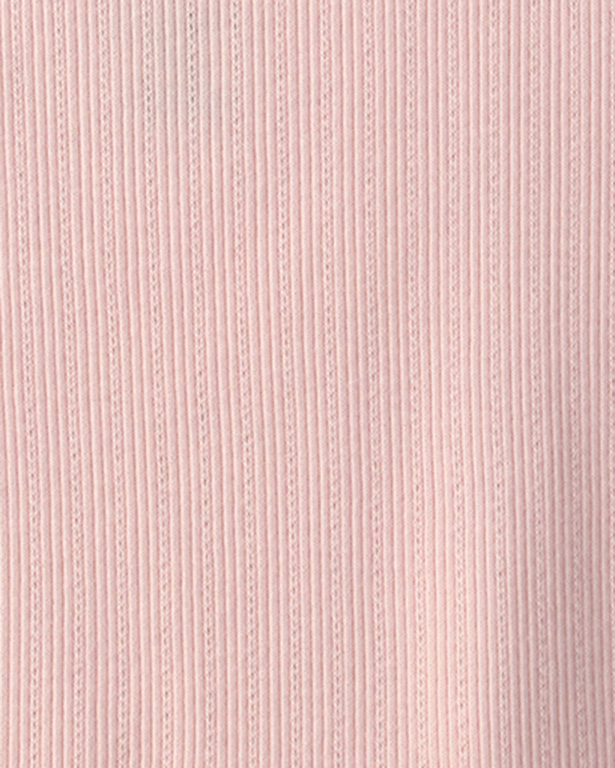 Girls Ruffle Ribbed Tank Top - Pink - Image 2