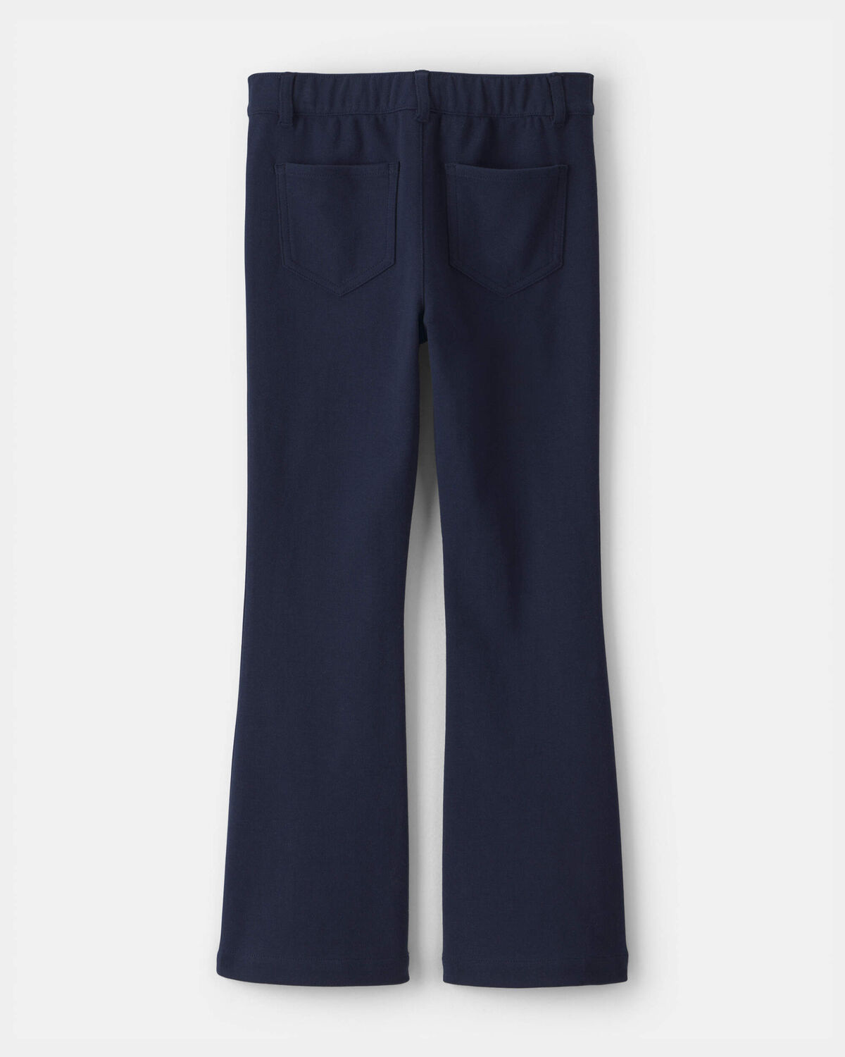 Girls Uniform Ponte Flare Pants - Navy - Image 2
