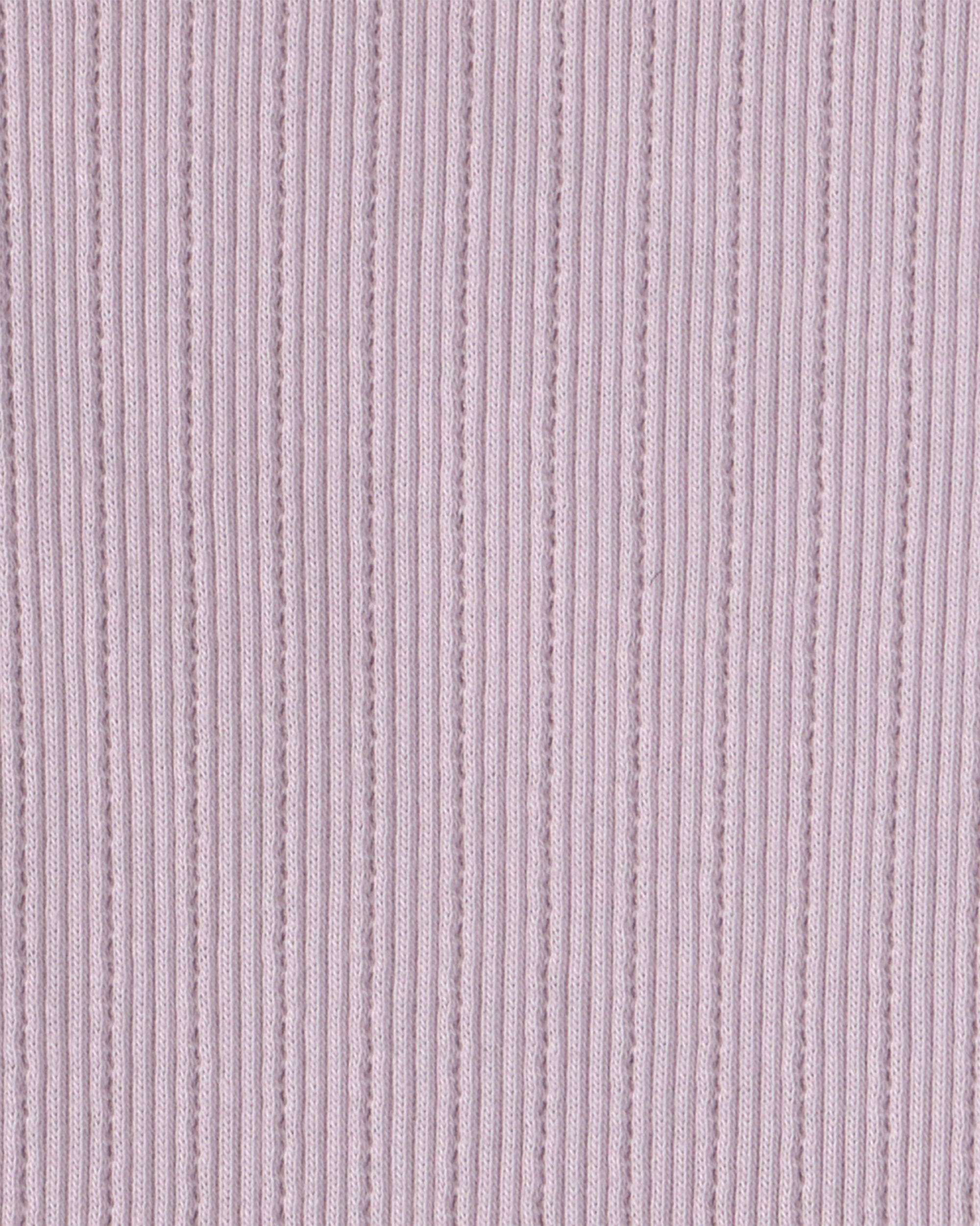 Girls Ribbed Top - Pink - Image 4