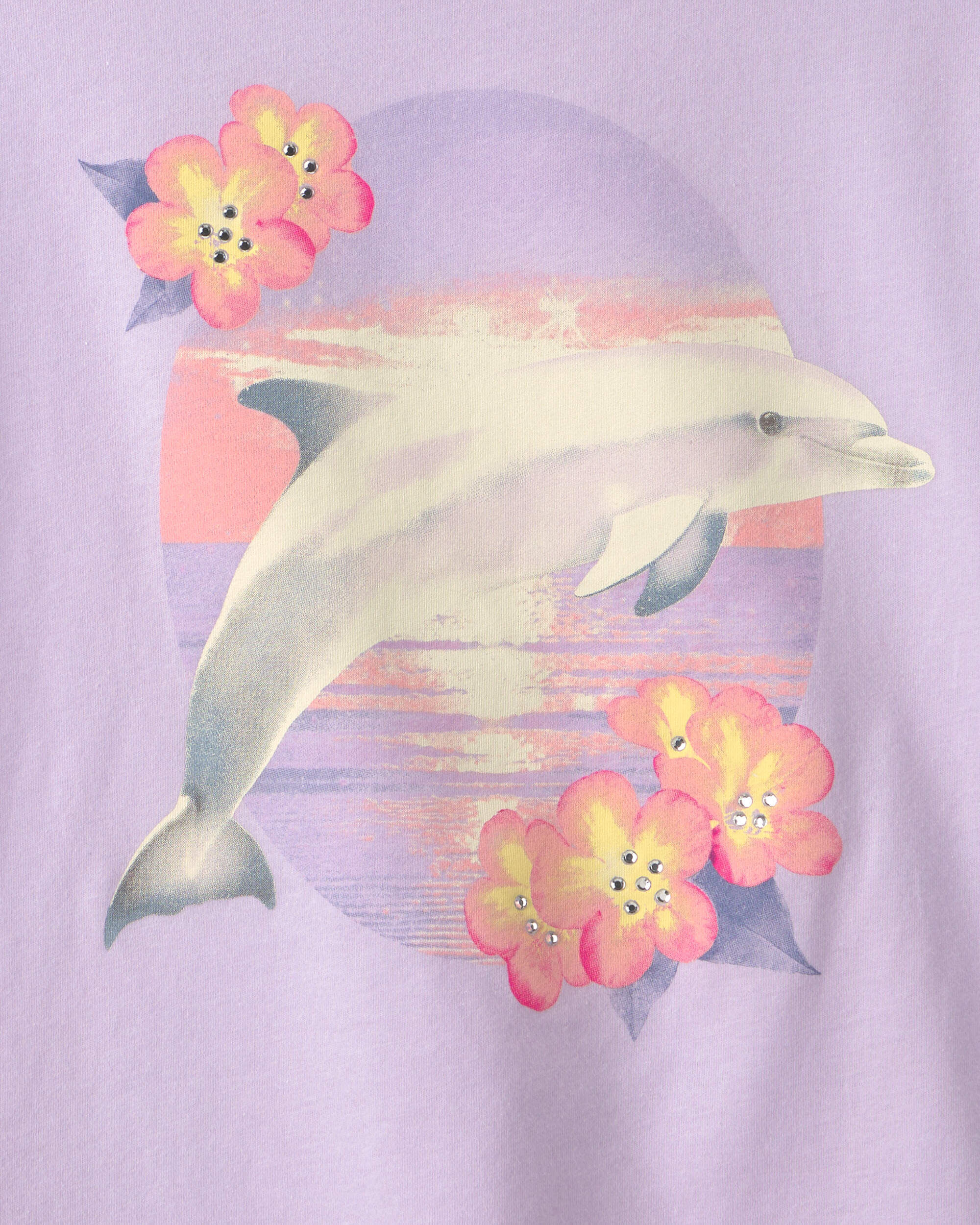 Girls 'Catch Me Poolside' Flamingo Oversized Graphic Tee - Cream - Image 6
