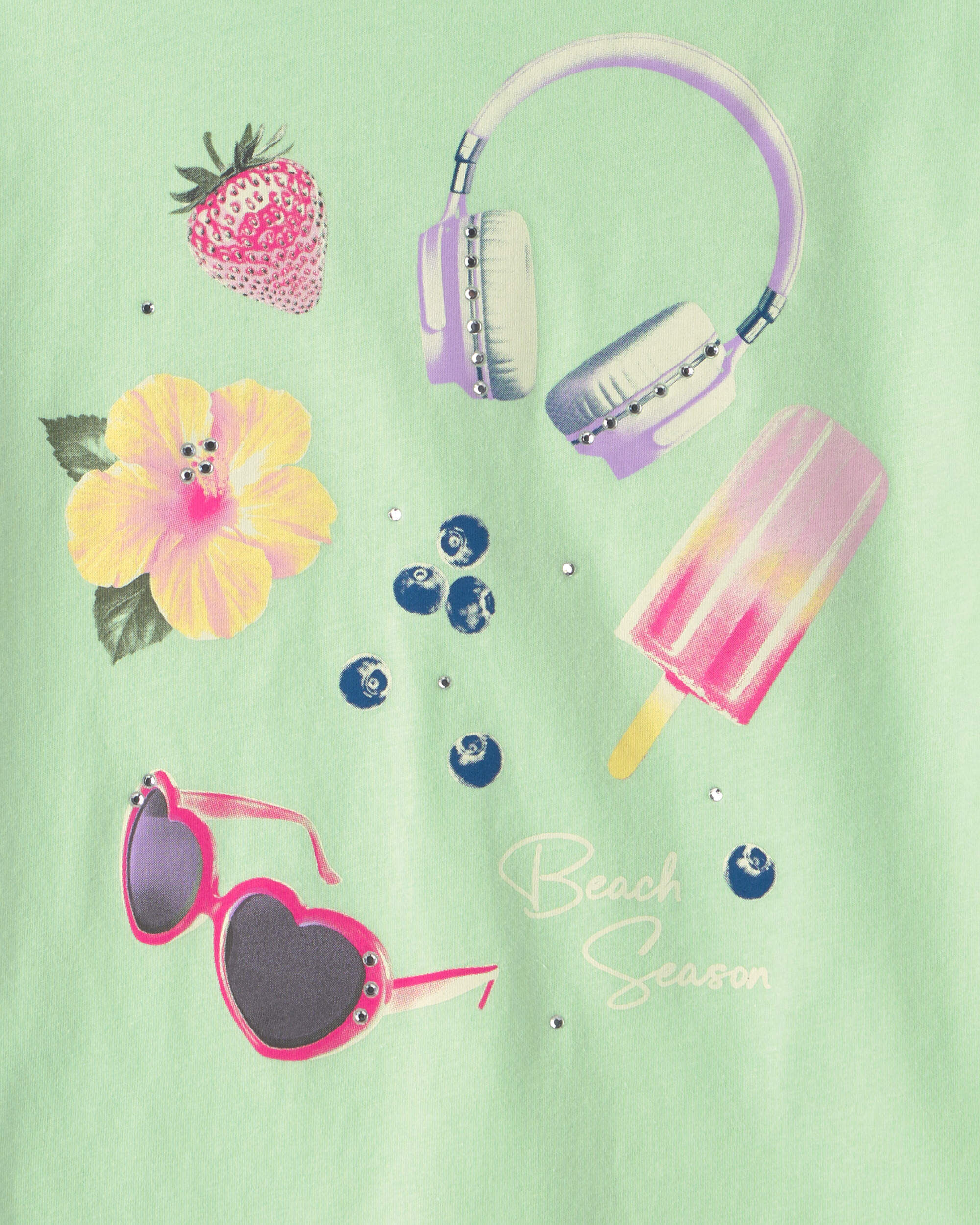 Girls Bubble Oversized Graphic Tee - Pink - Image 6