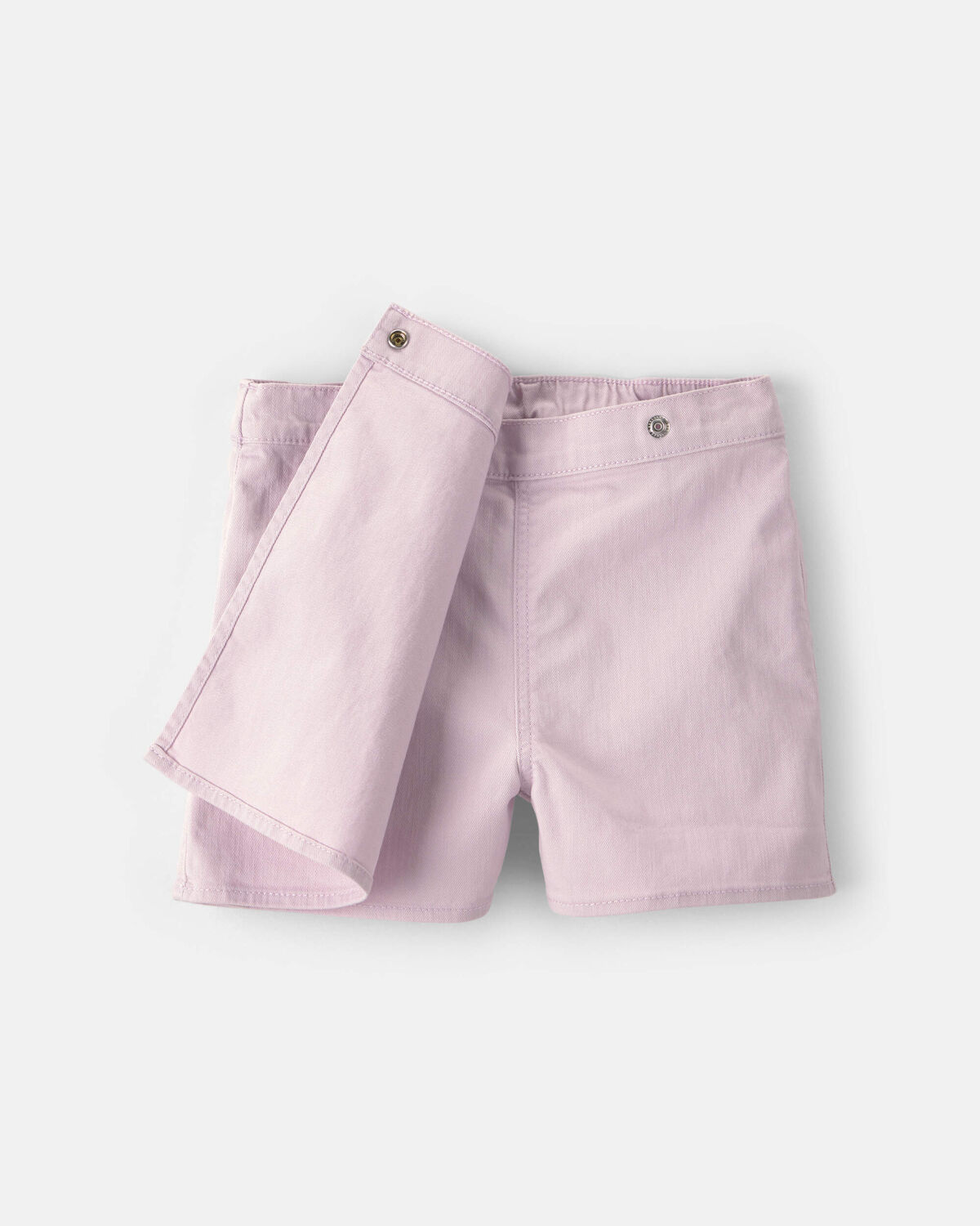 Girls Twill Wrap Skort - Purple - Image 2
