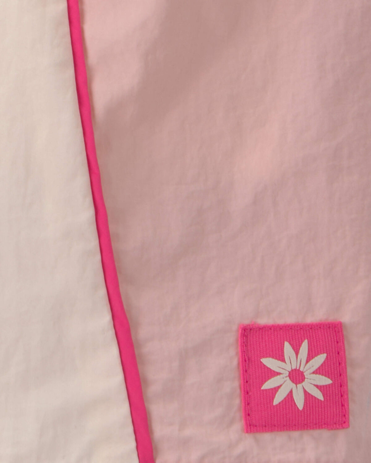 Girls Colorblock Skort - Ivory/Pink - Image 3