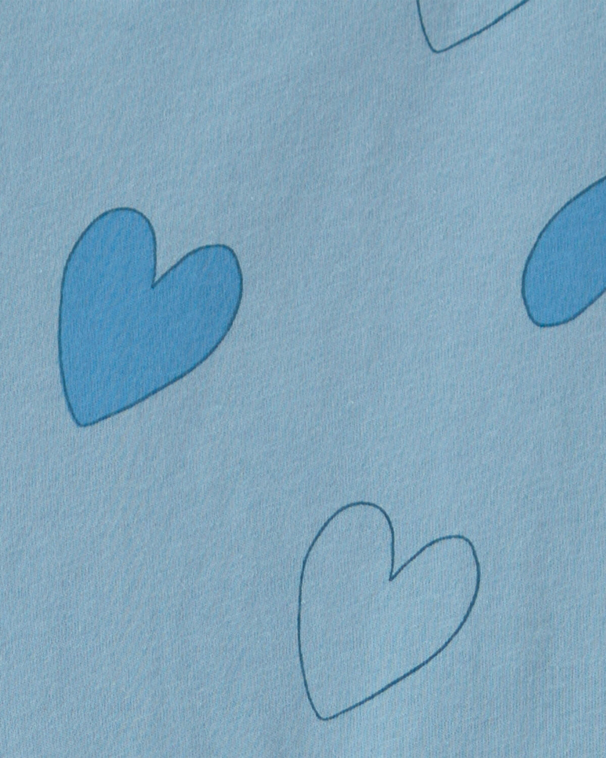 Girls Heart Short-Sleeve Dress - Blue - Image 3