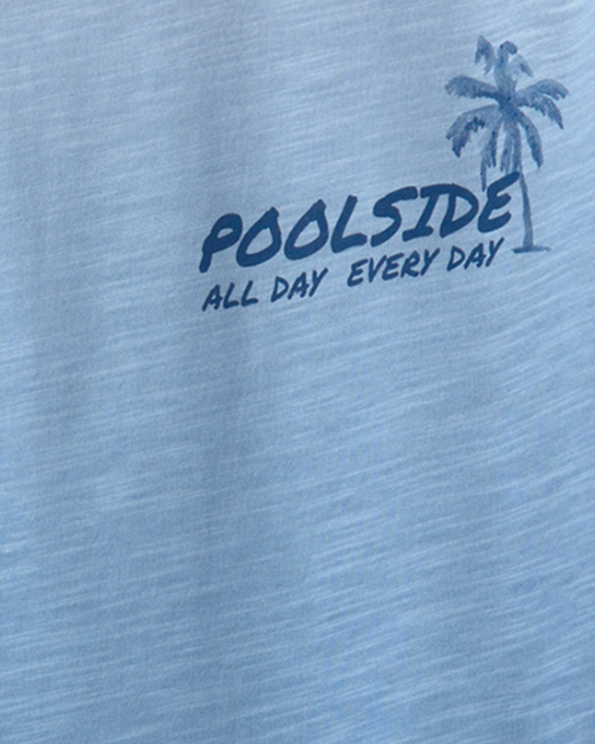 Boys 'Poolside' Ombre Graphic Tee - Blue - Image 5