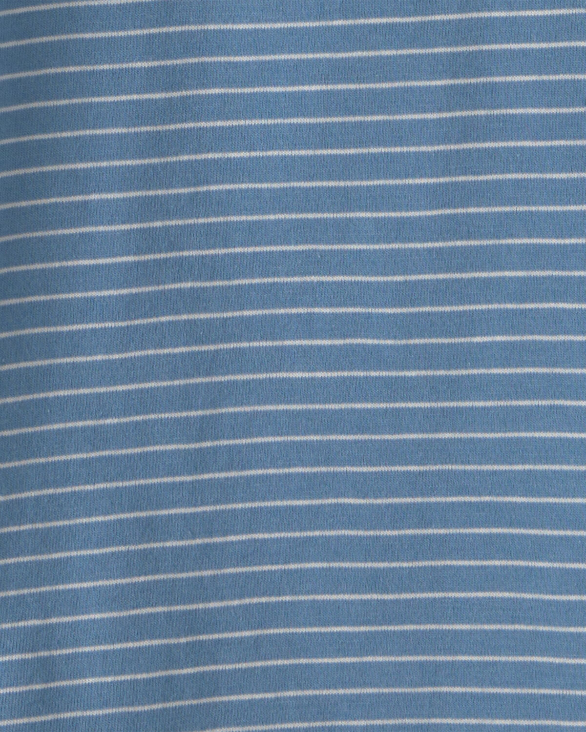Boys Stripe Henley Tee - Blue - Image 2