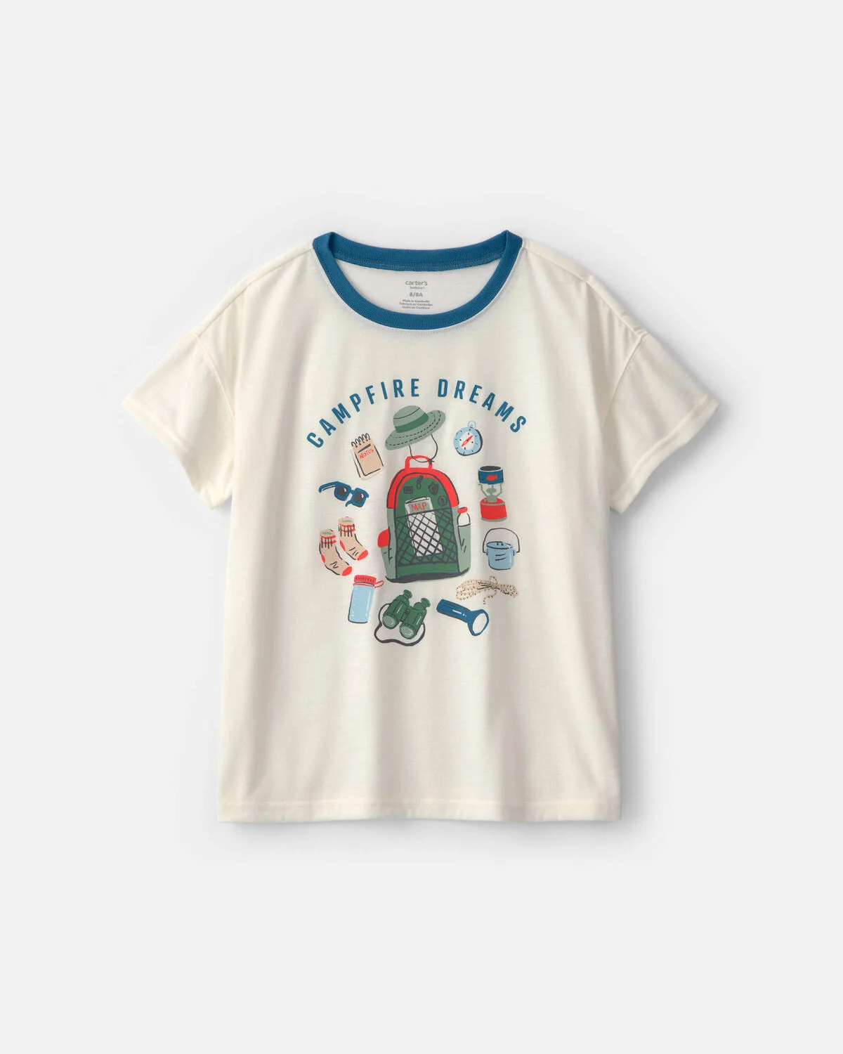 Boys Camp Short-Sleeve 2-Piece Pajama Set - Image 2
