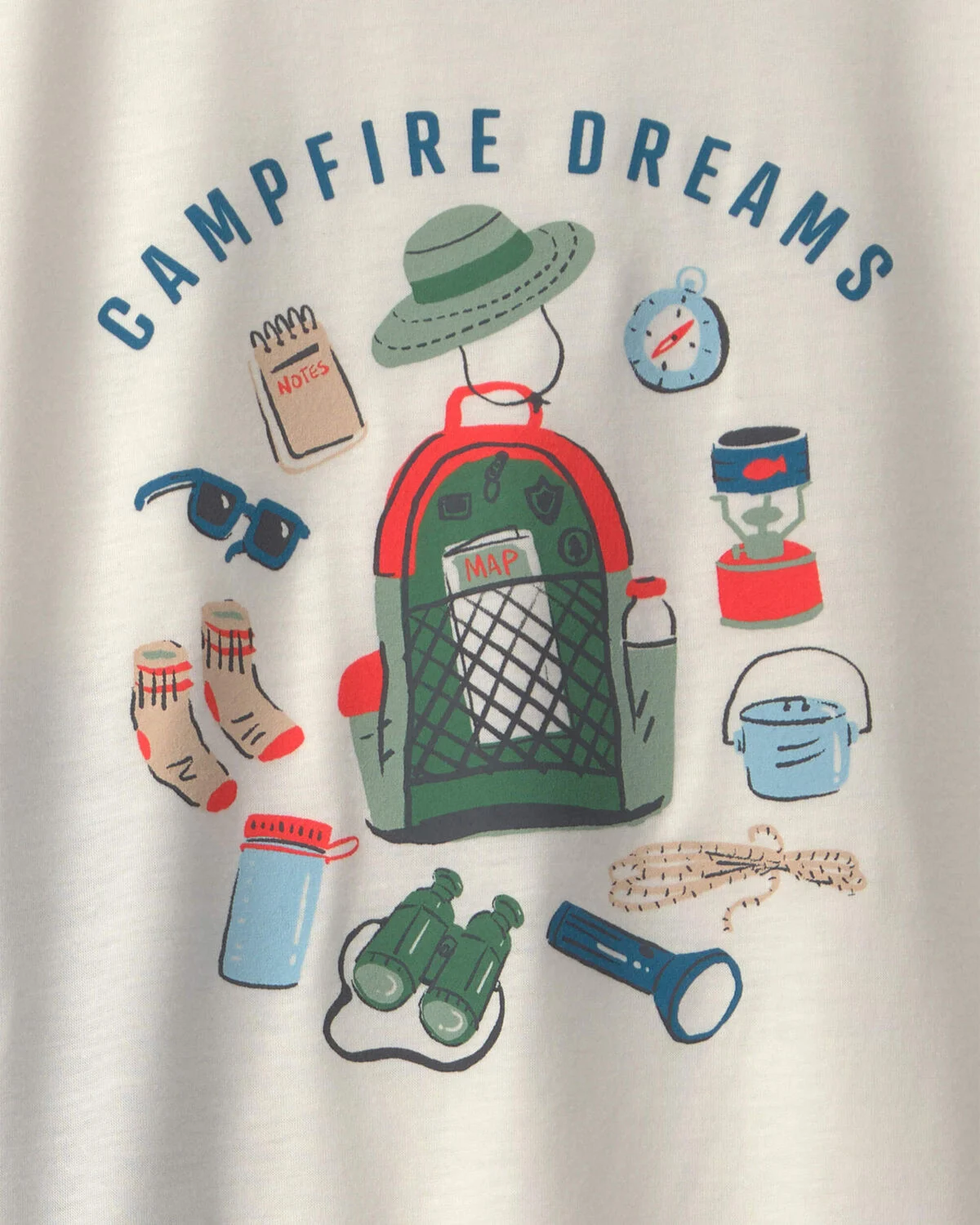 Boys Camp Short-Sleeve 2-Piece Pajama Set - Image 4
