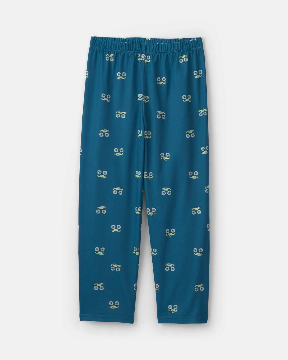 Boys Monster Truck 2-Piece Pajama Set - Blue - Image 3
