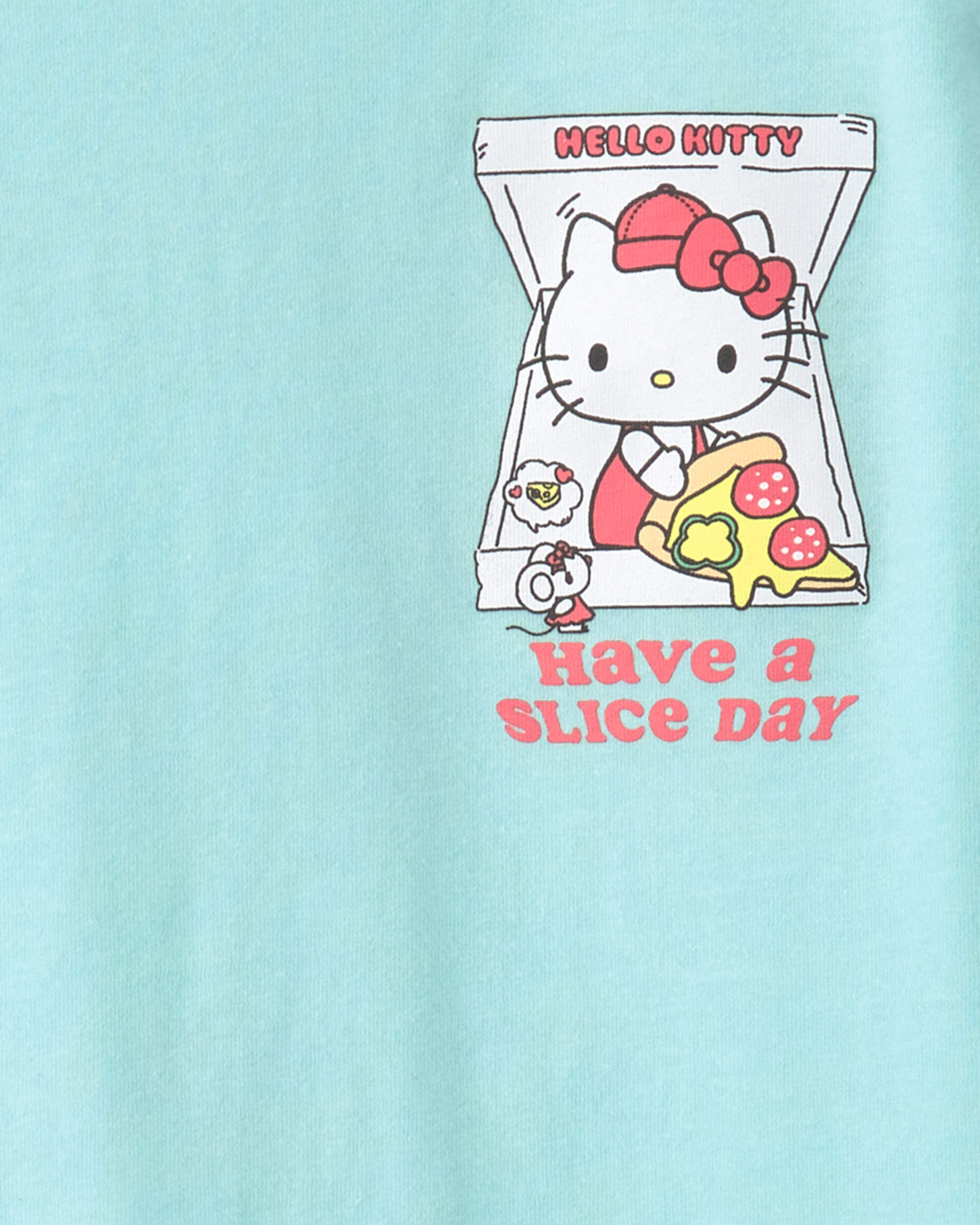 Girls Hello Kitty® Graphic Tee - Turquoise - Image 5