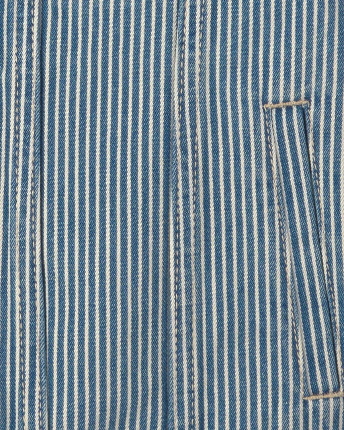 Kids Hickory Denim Jacket - Light Wash - Image 2