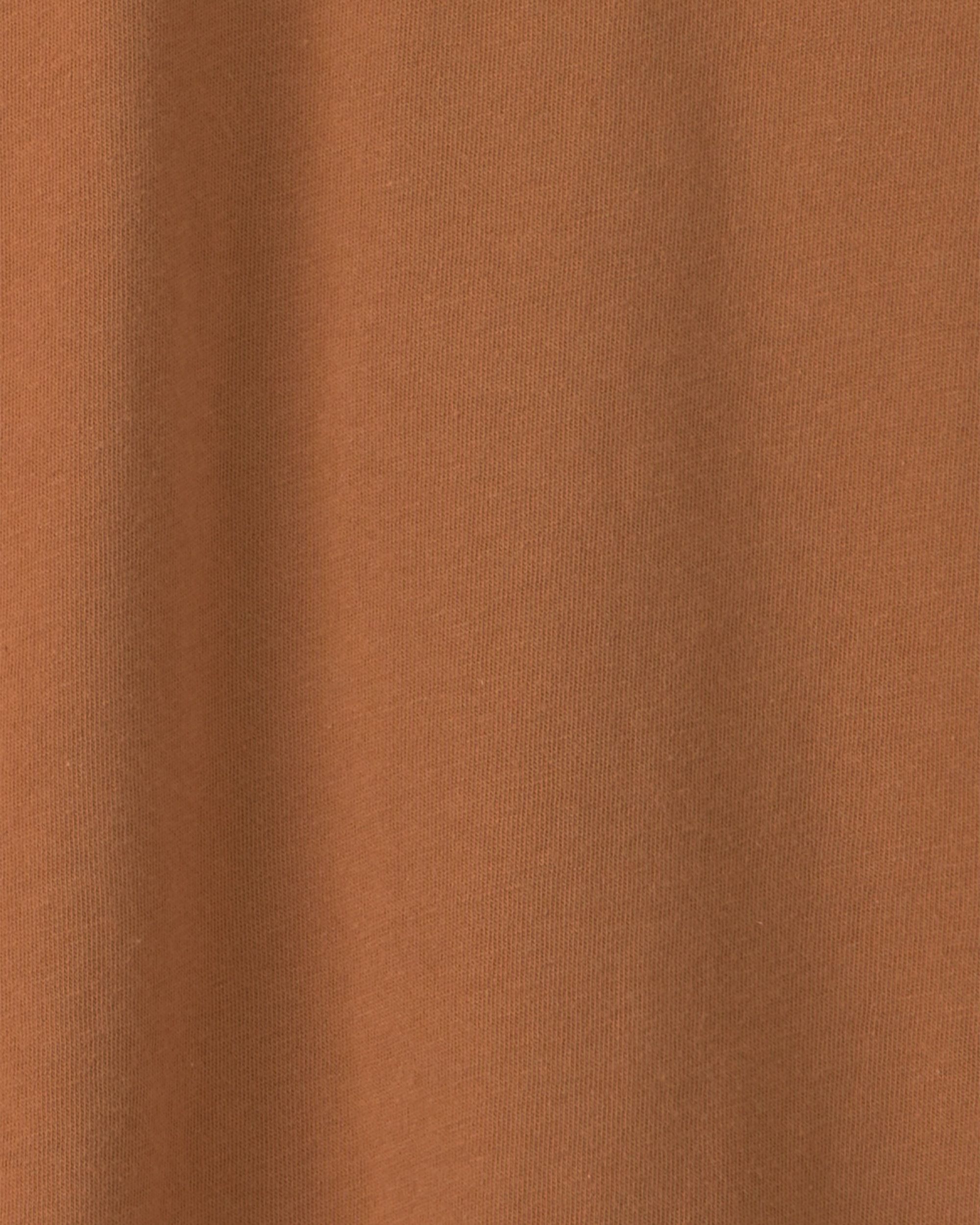 Boys Long-Sleeve Henley T-Shirt - Brown - Image 3